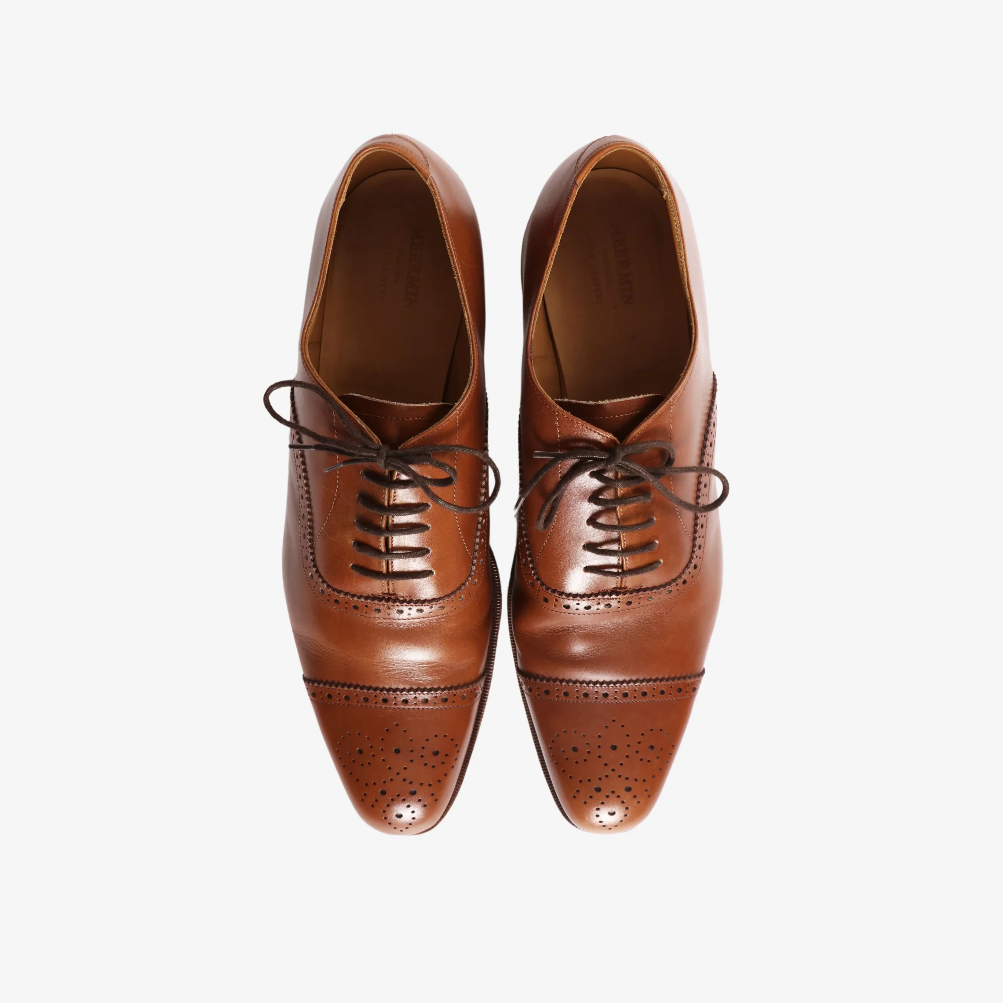 102064 Brogue Leather Shoes - Image 5