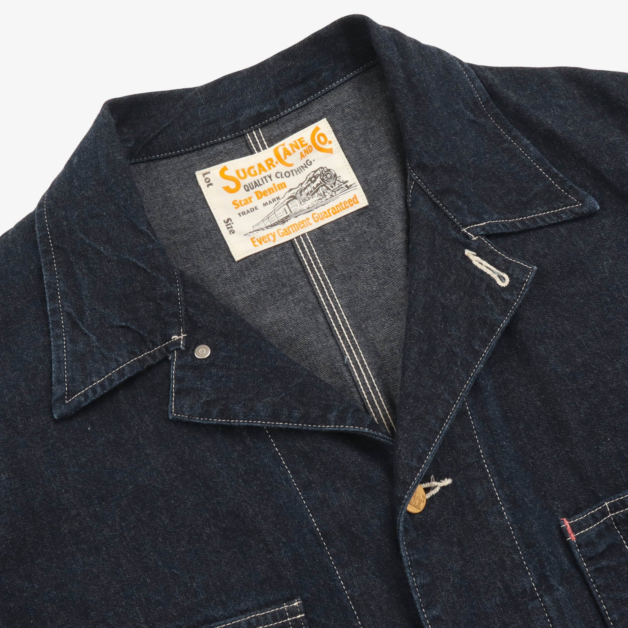 11oz Denim Coverall Work Coat - Image 3