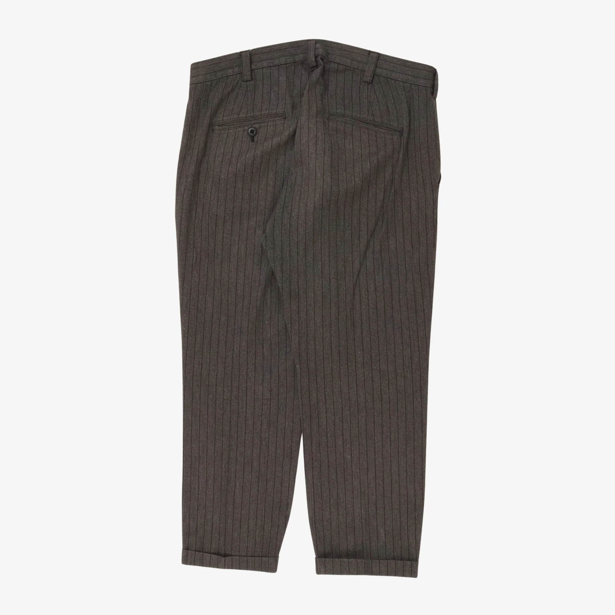 1335 Covert Stripe Tapered Trousers (38W x 27L) - Image 2