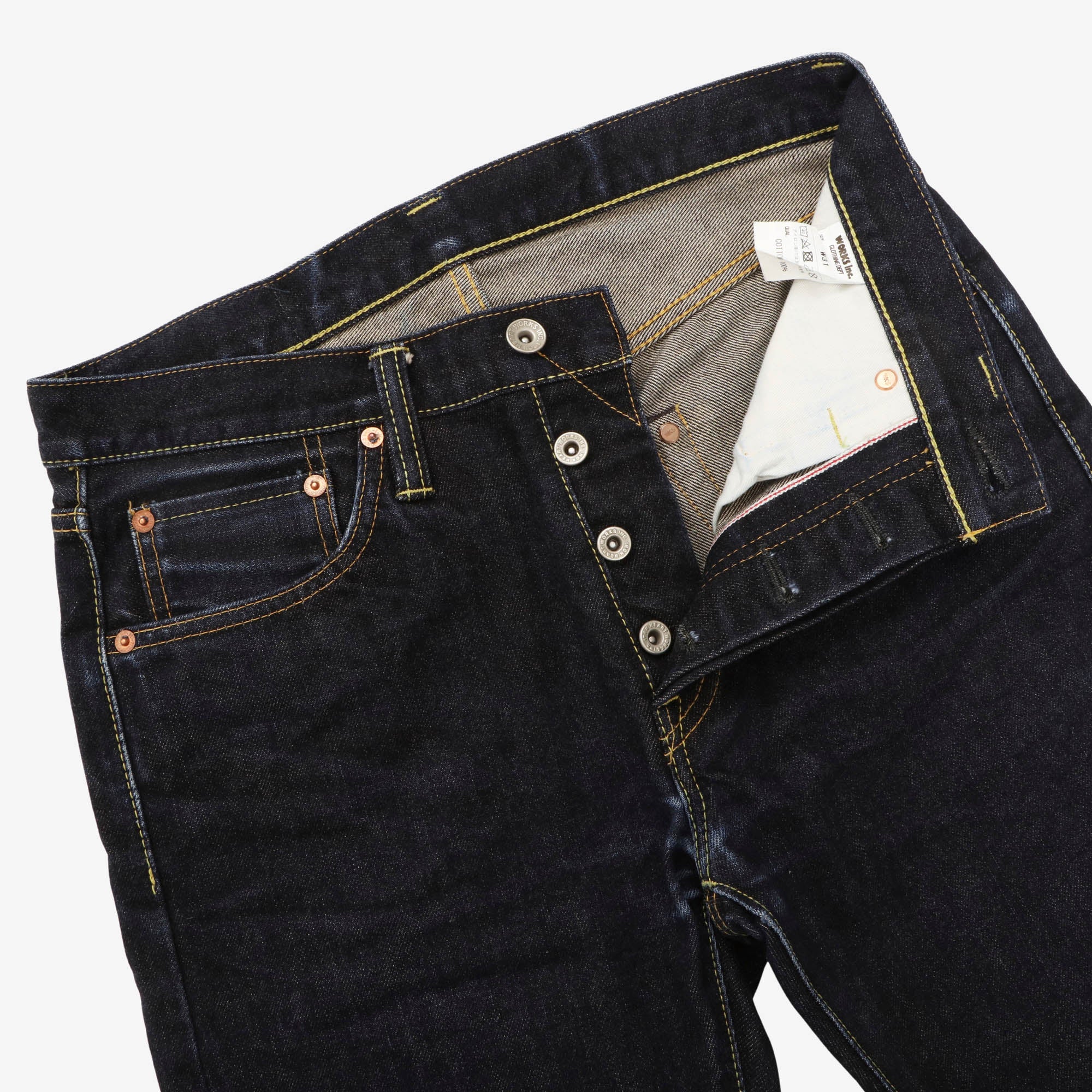 14oz Selvedge Slim Straight Denim (30W X 29L) - Image 3