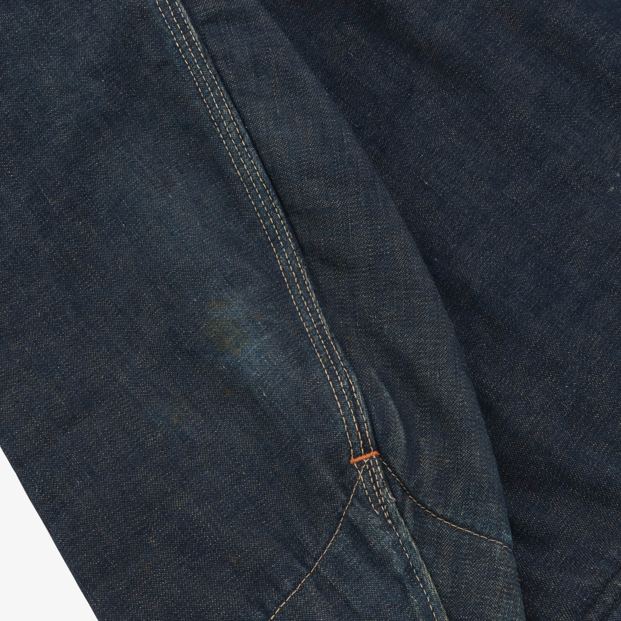 1940s Blanket Lined Denim Chore Coat - Image 3