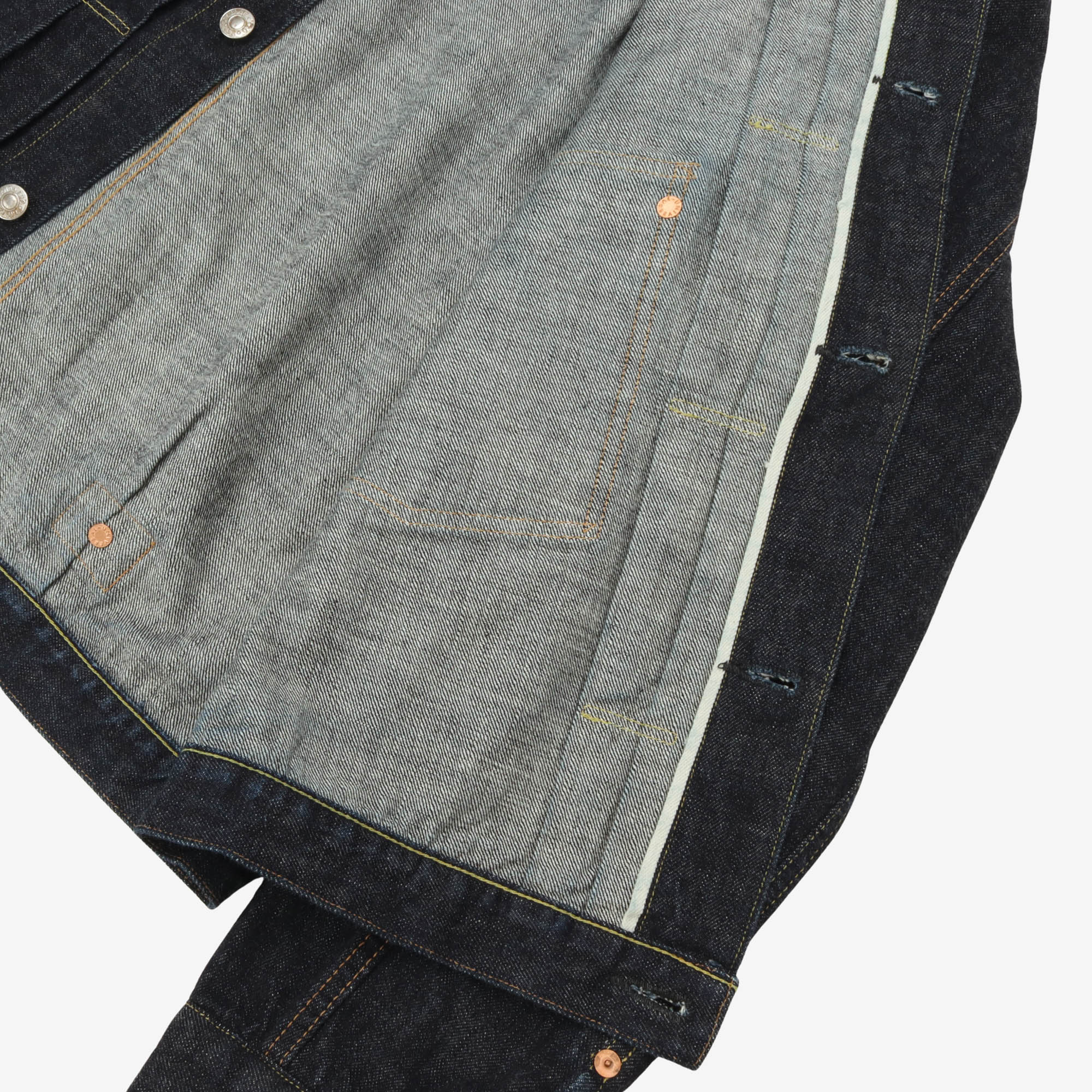 20s Selvedge Denim Jacket - Image 4