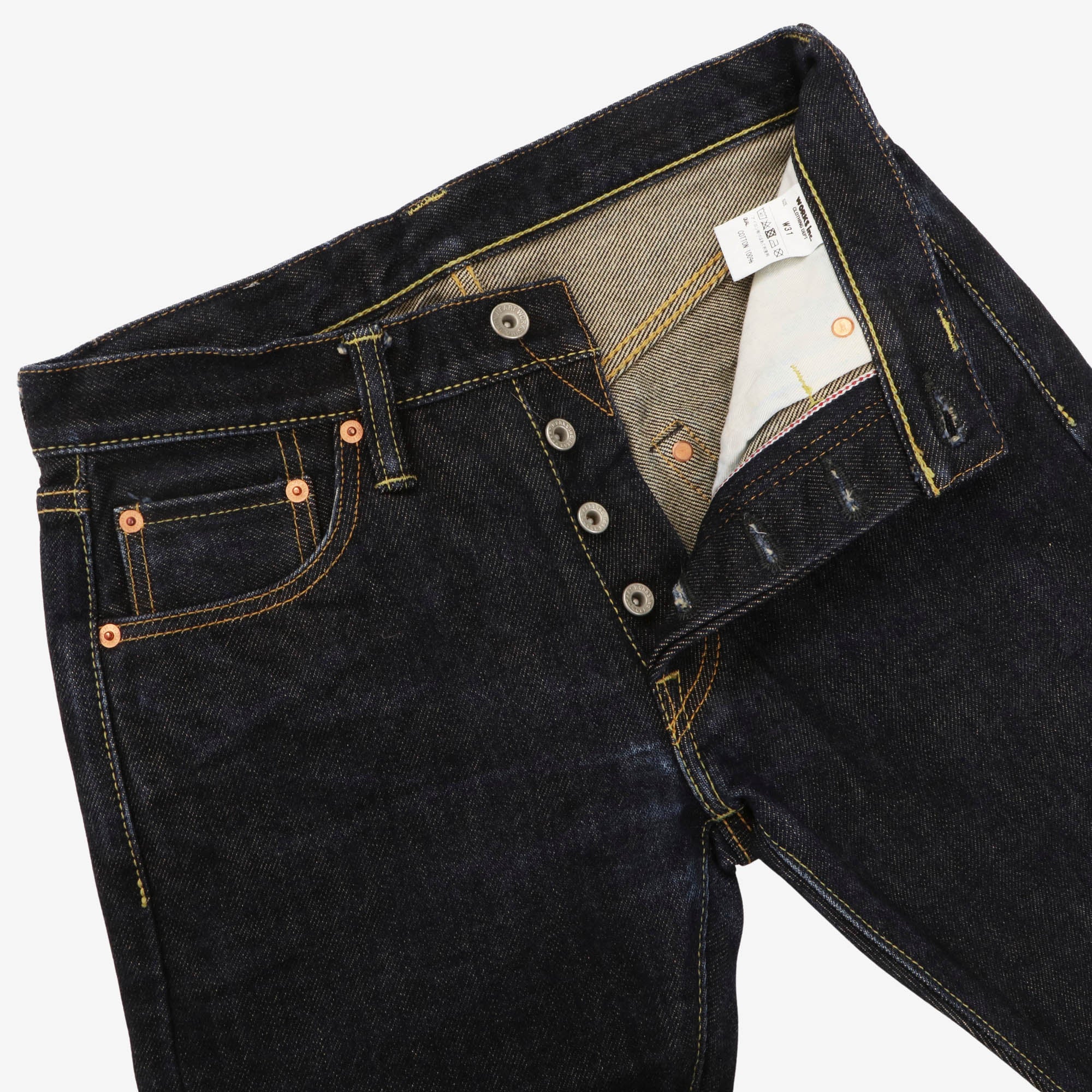 21oz Selvedge Slim Tapered Denim (30W X 29L) - Image 3