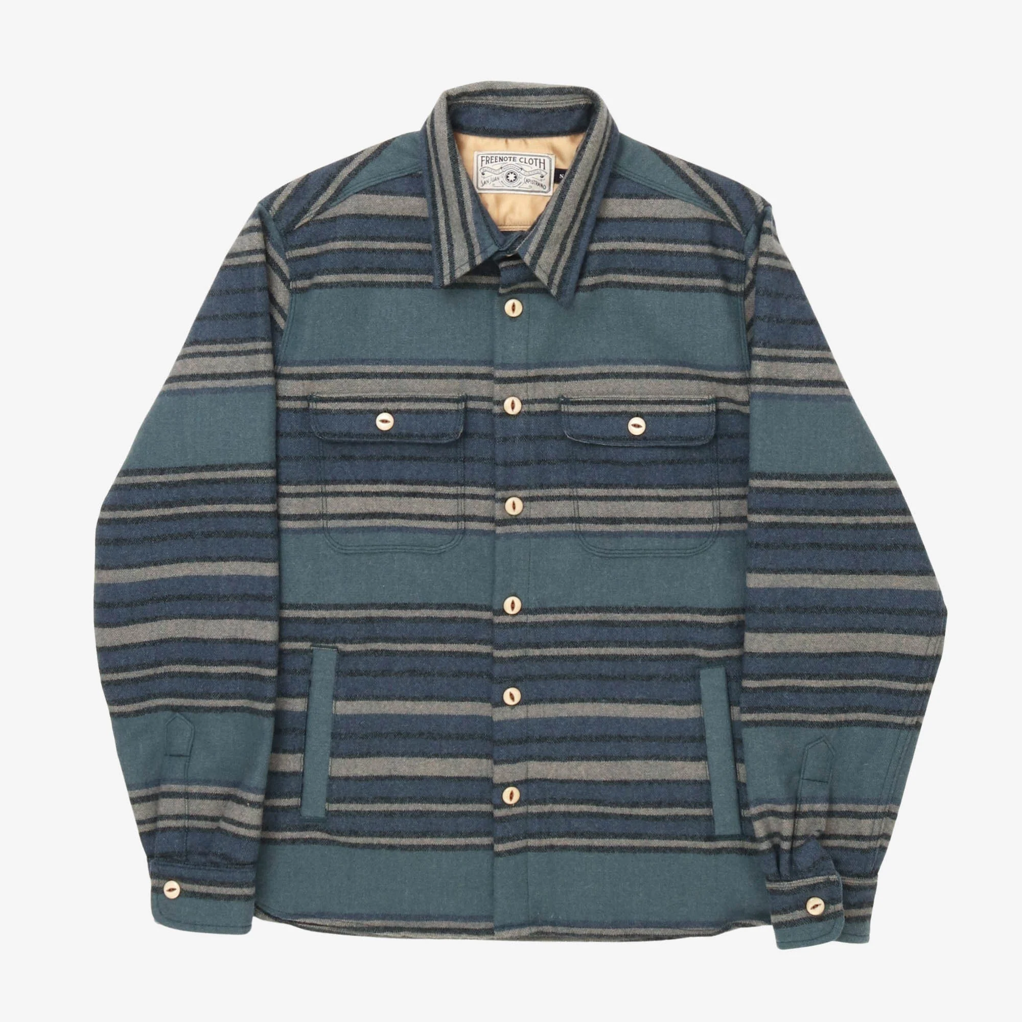 Alta Lagoon Stripe Overshirt