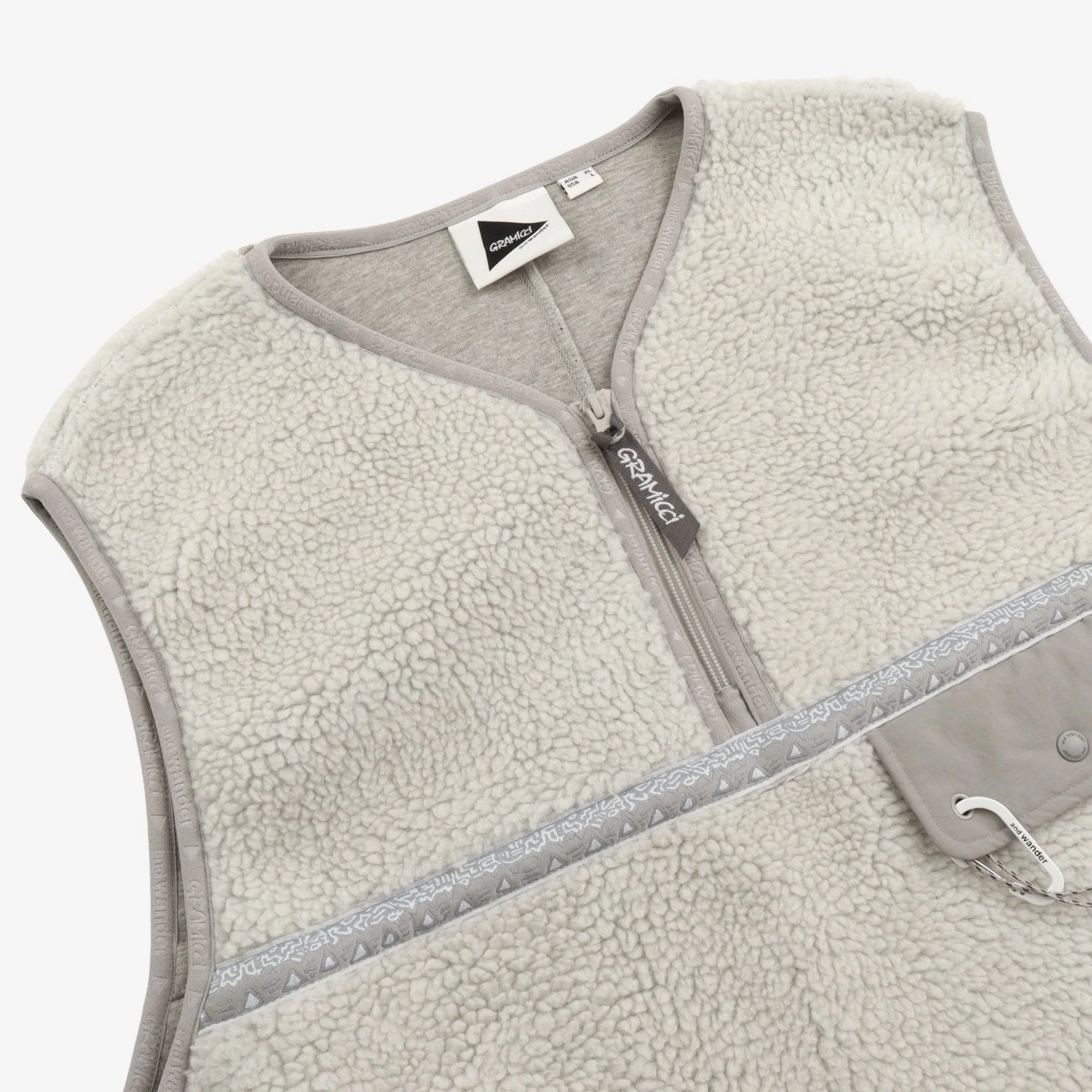And Wander JQ Tape Fleece Vest - Image 3