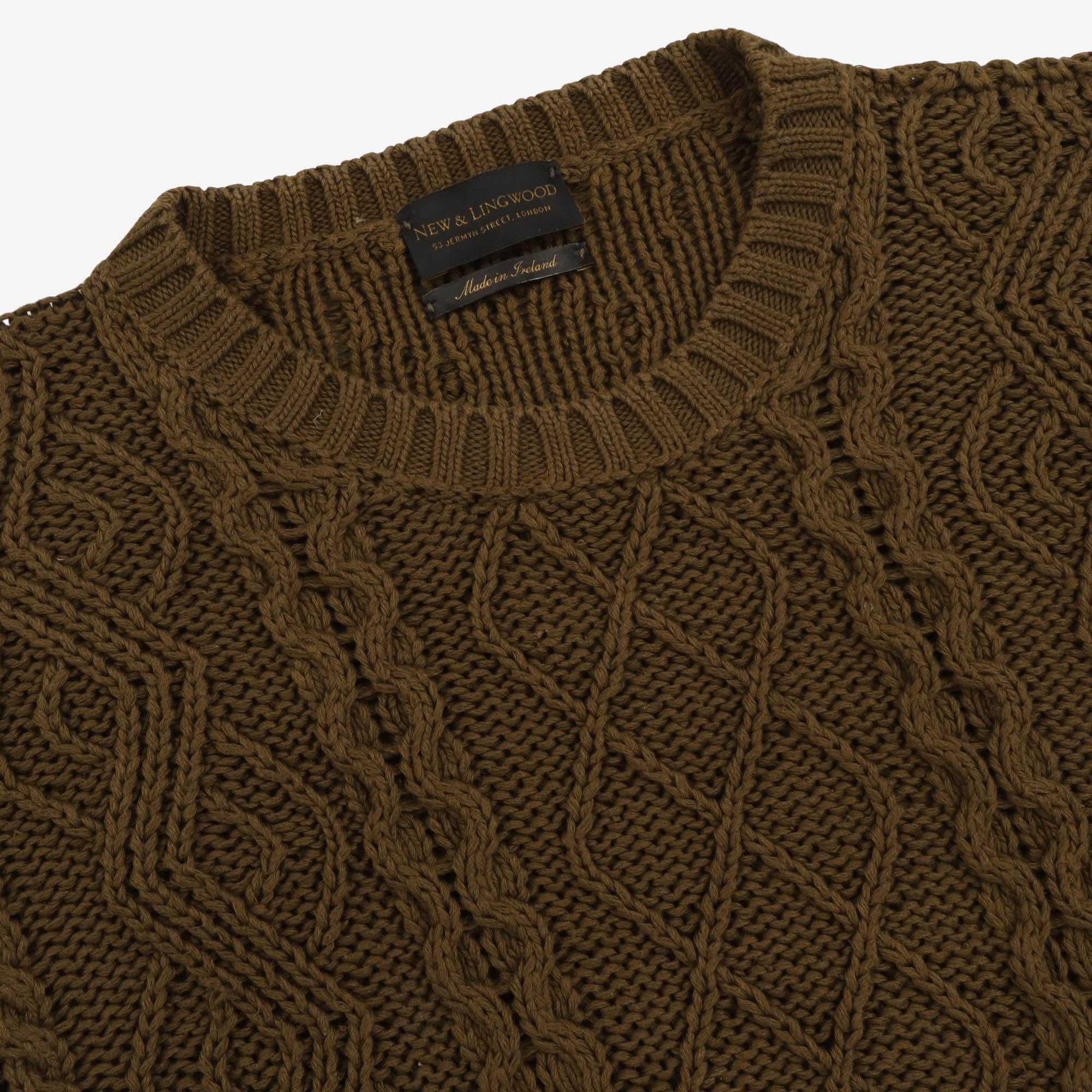 Aran Knit Sweater - Image 3