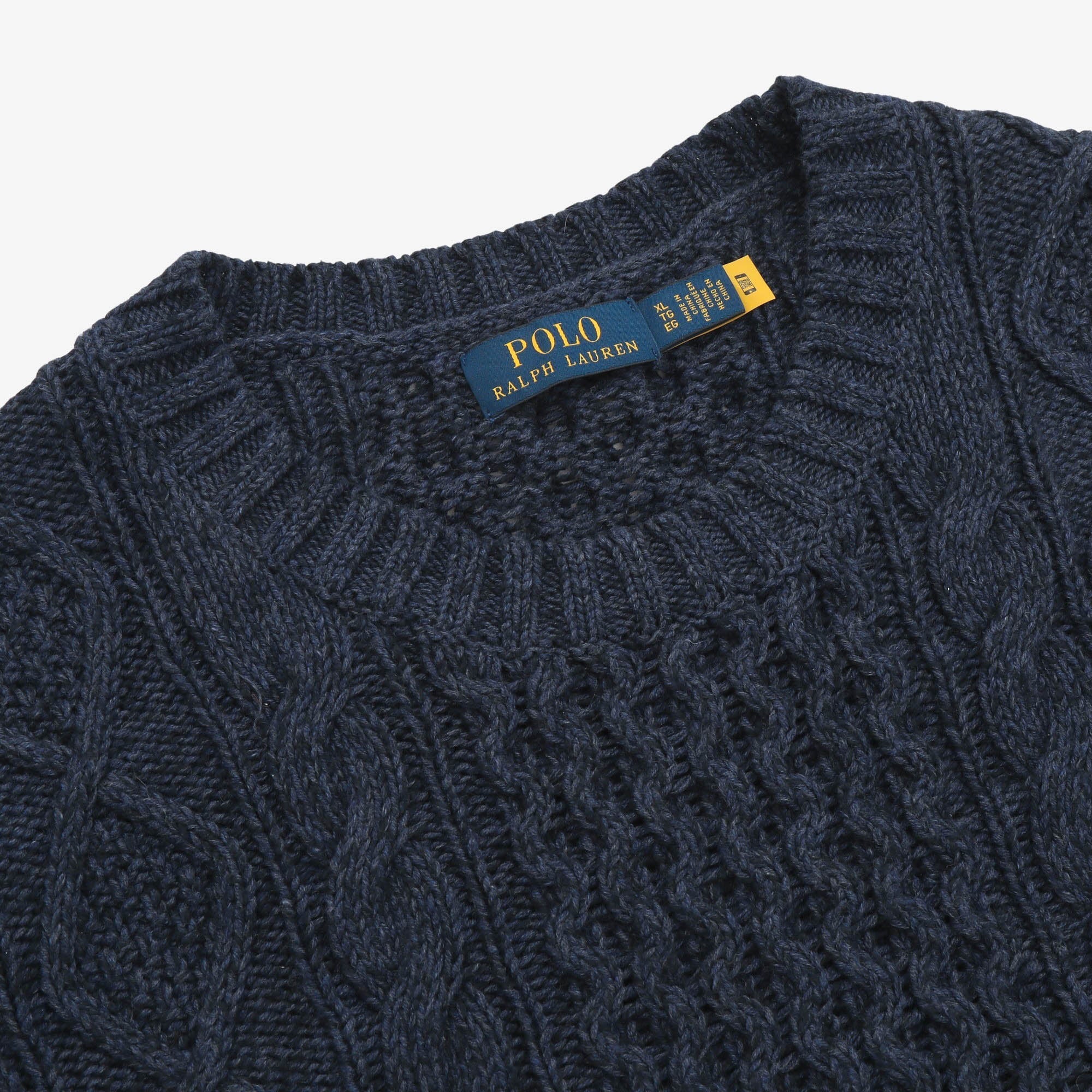Aran Knit Wool Jumper - Image 3