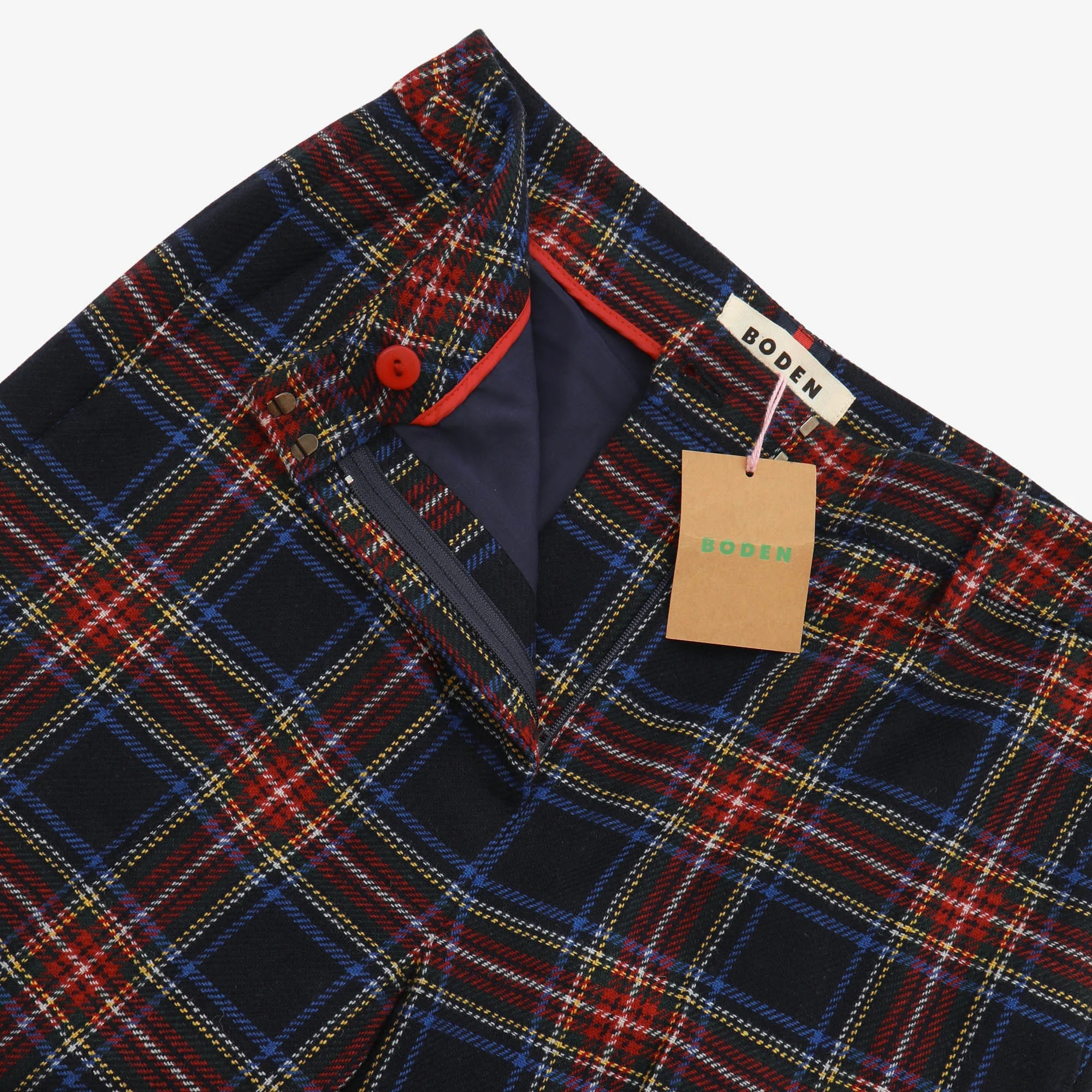 Belgravia Plaid Wool Blend Pants (28W X 30.5L) - Image 3