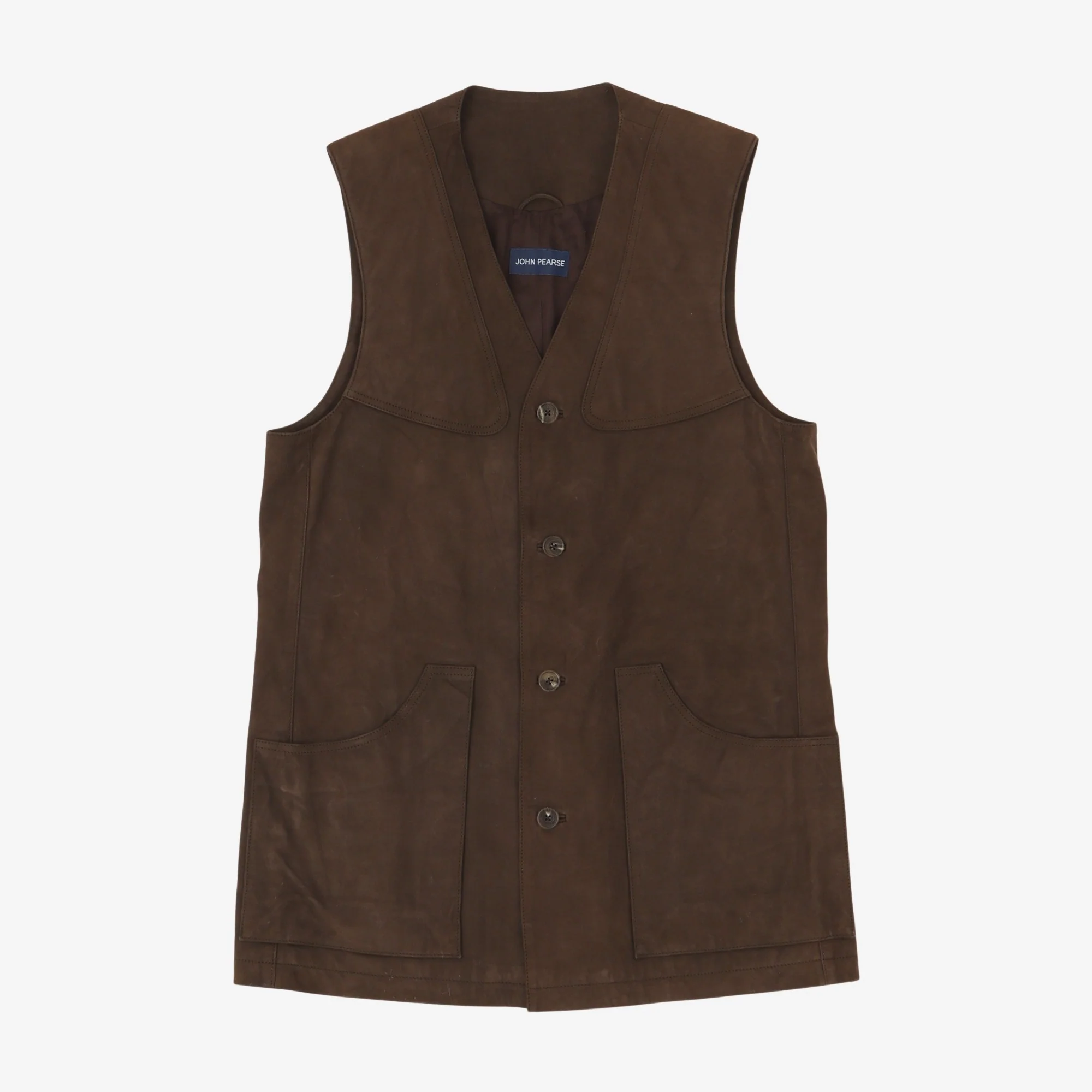 Bespoke Suede Shooting Vest