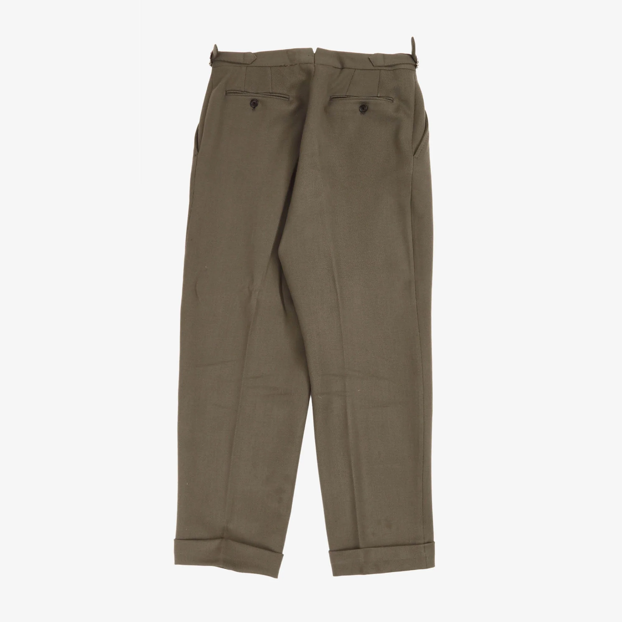 Wool Tailored Trousers - Image 2