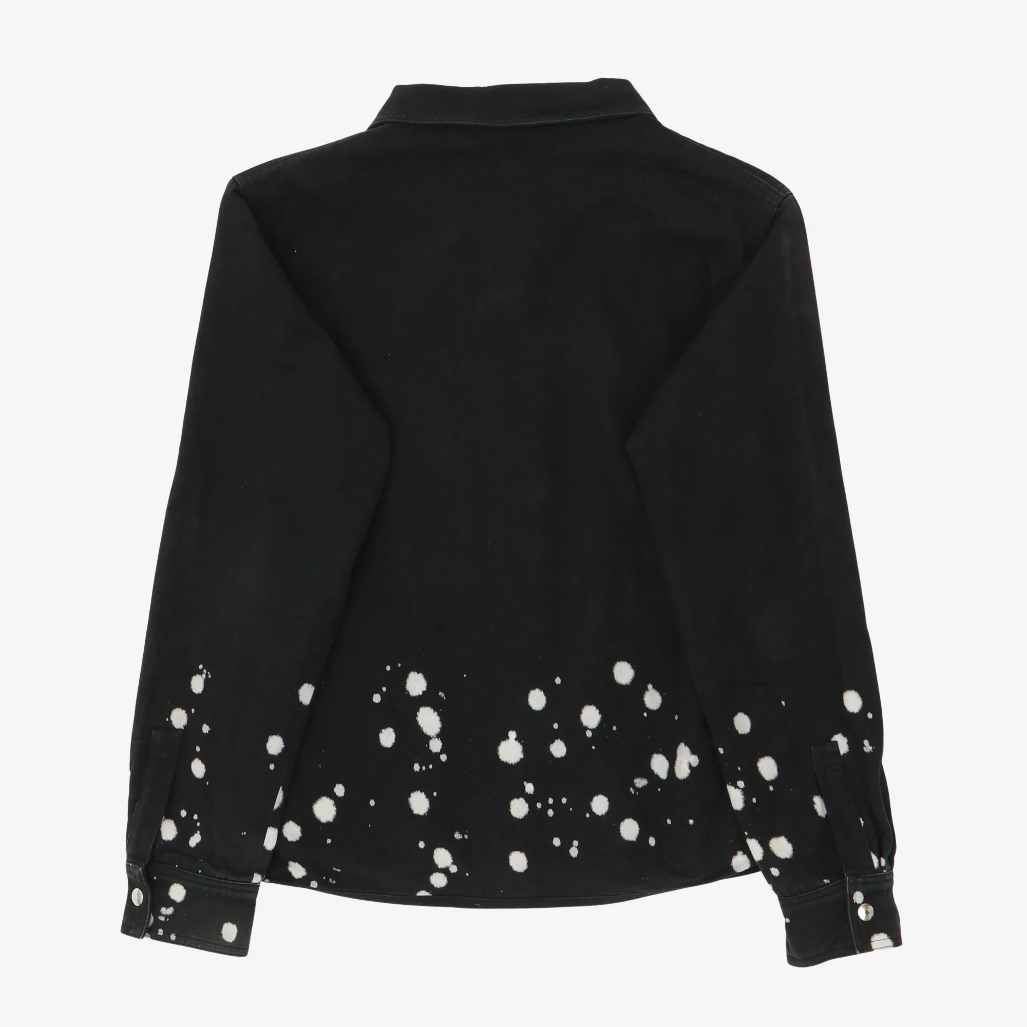 Bleach Splattered Cotton Canvas Jacket - Image 2