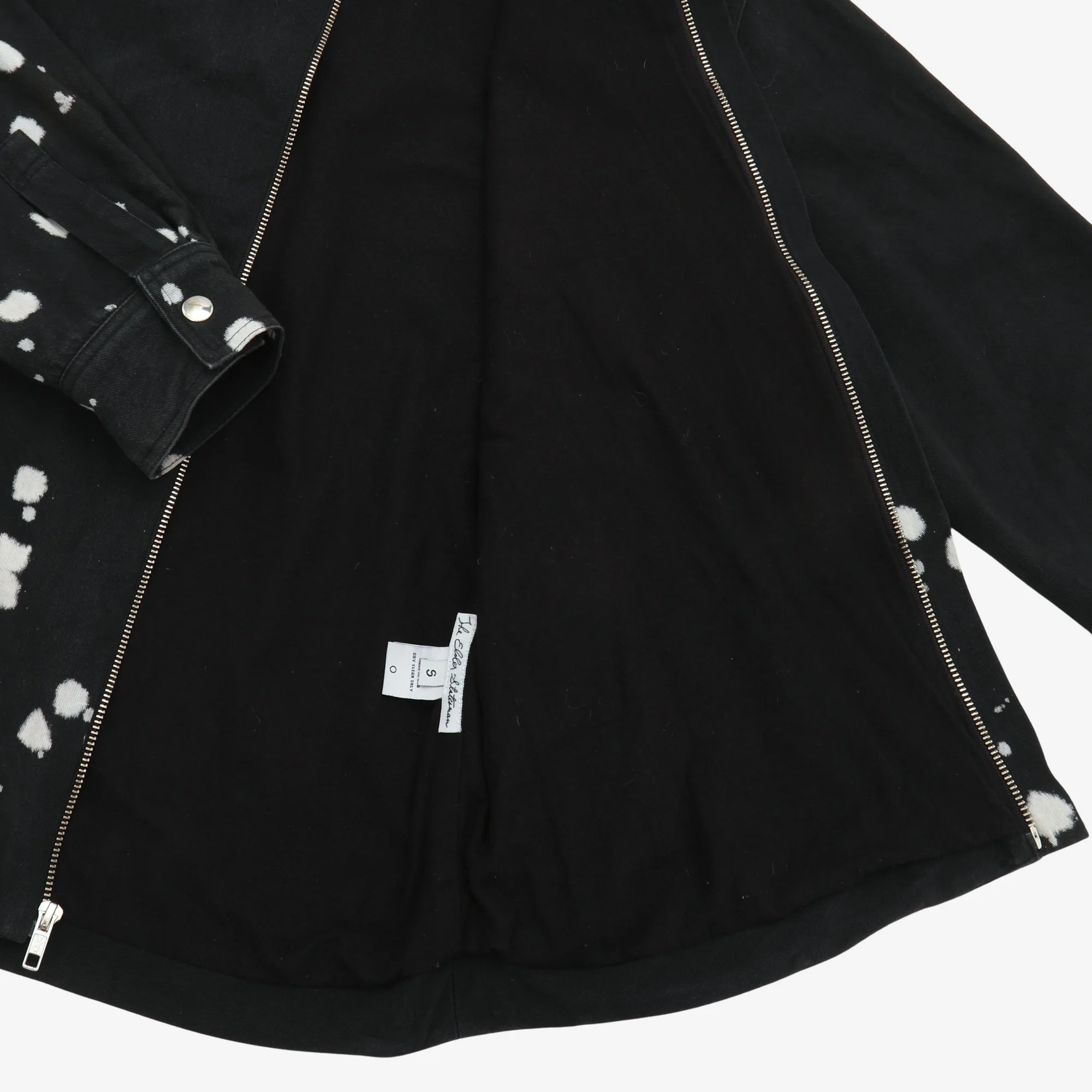Bleach Splattered Cotton Canvas Jacket - Image 4
