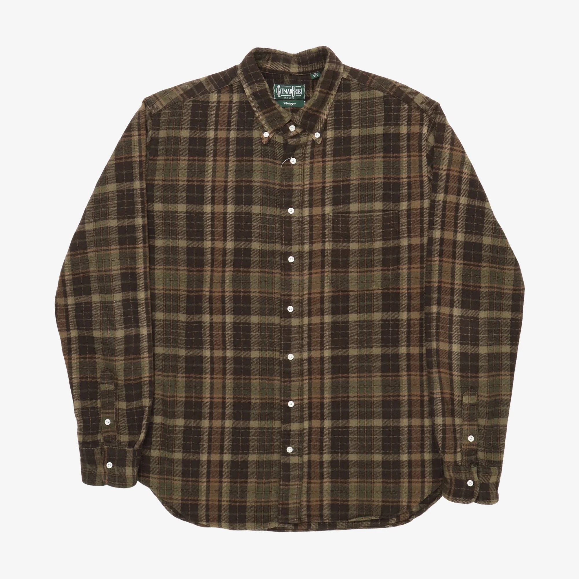 Brushed Winter Madras BD Shirt
