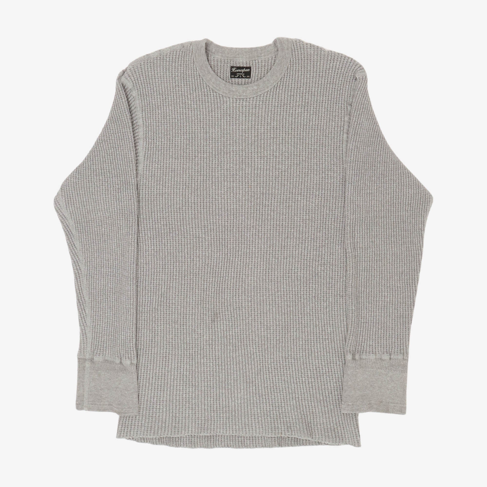 Bulky Waffle Thermal Crewneck