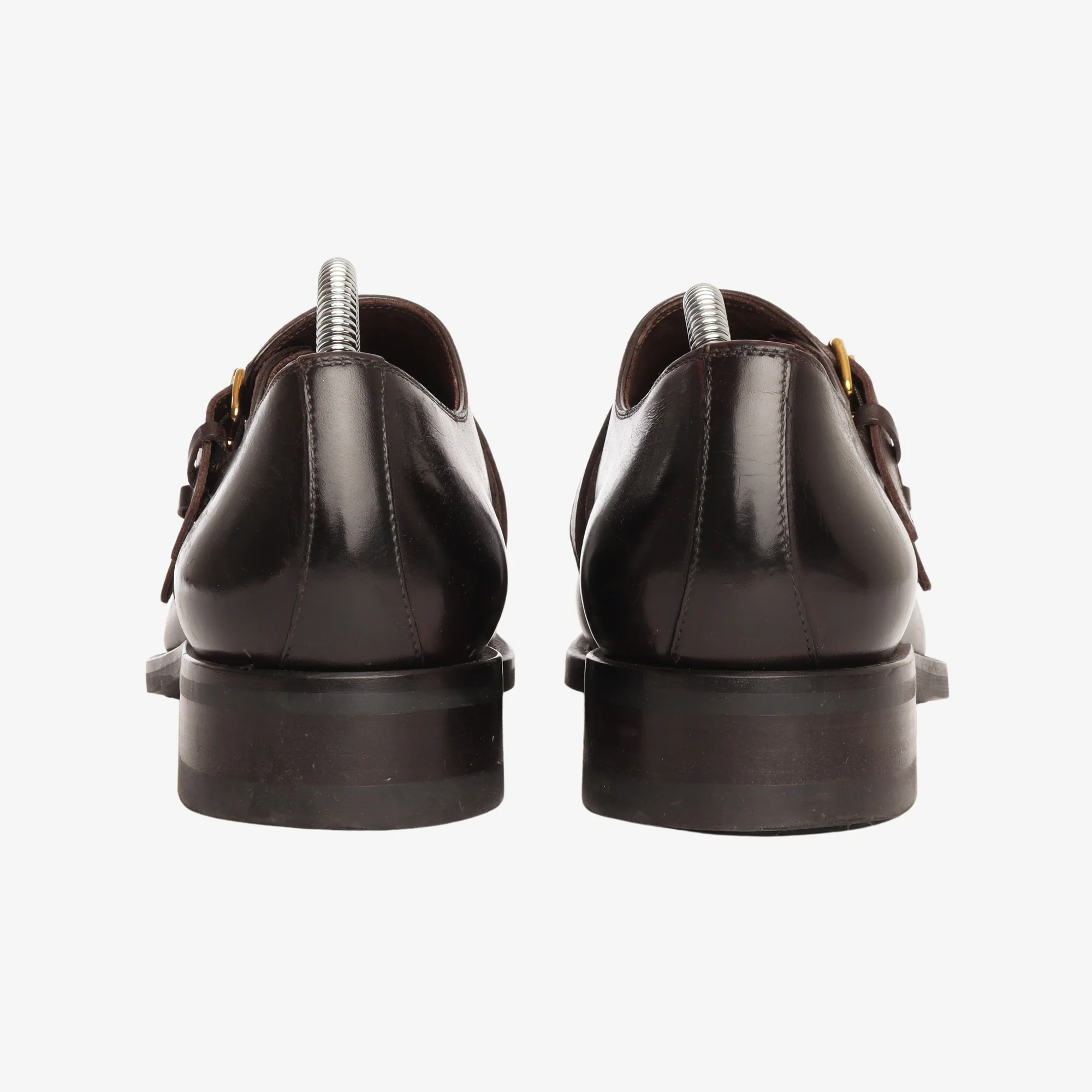 Burnished Leather Monk Straps + Trees - Image 3