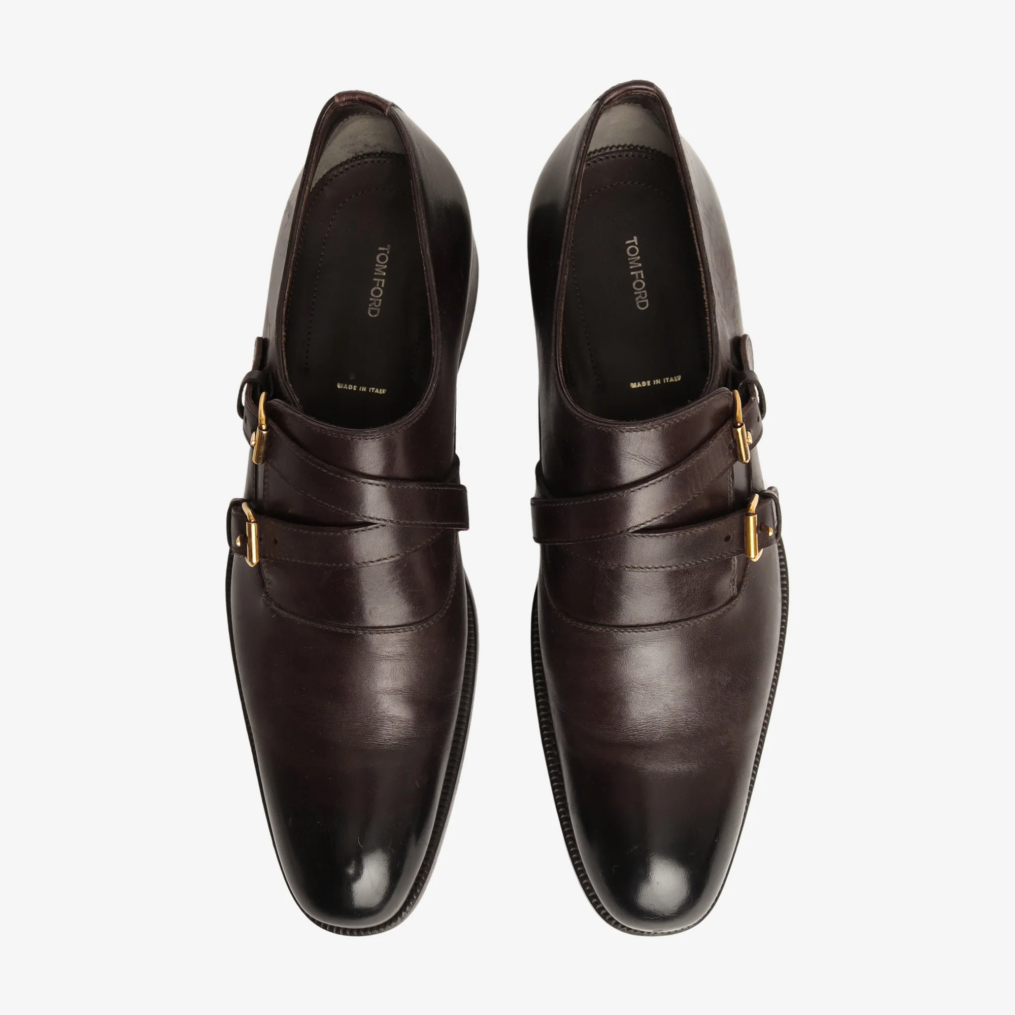 Burnished Leather Monk Straps + Trees - Image 5