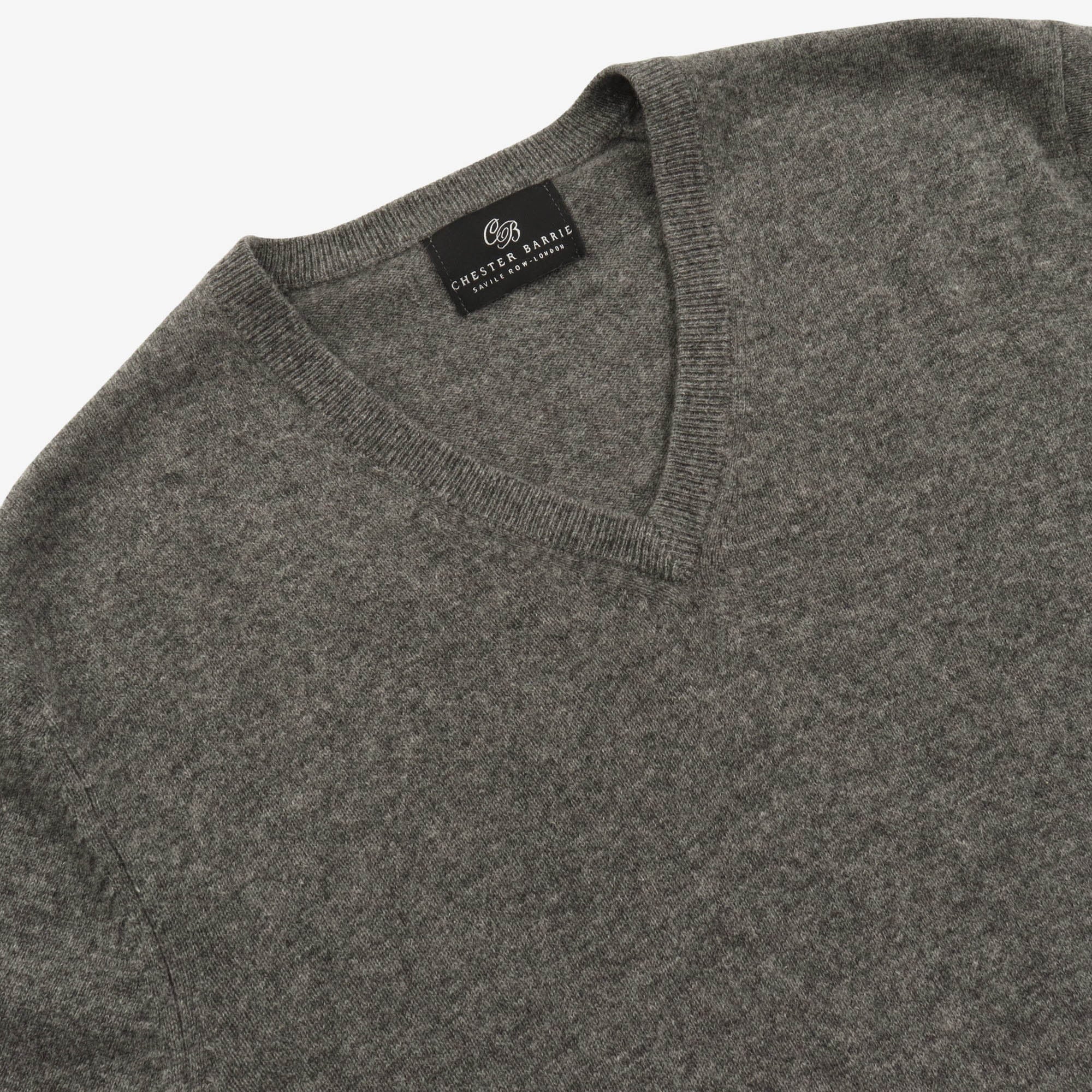 Cashmere V Neck Sweater - Image 3
