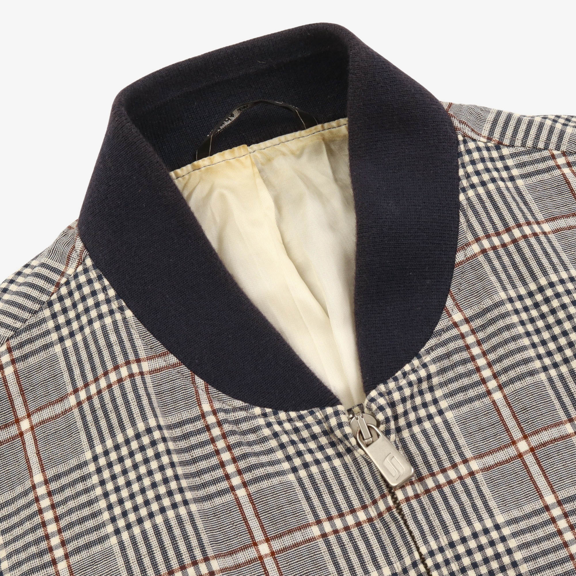Check Bomber Jacket - Image 3