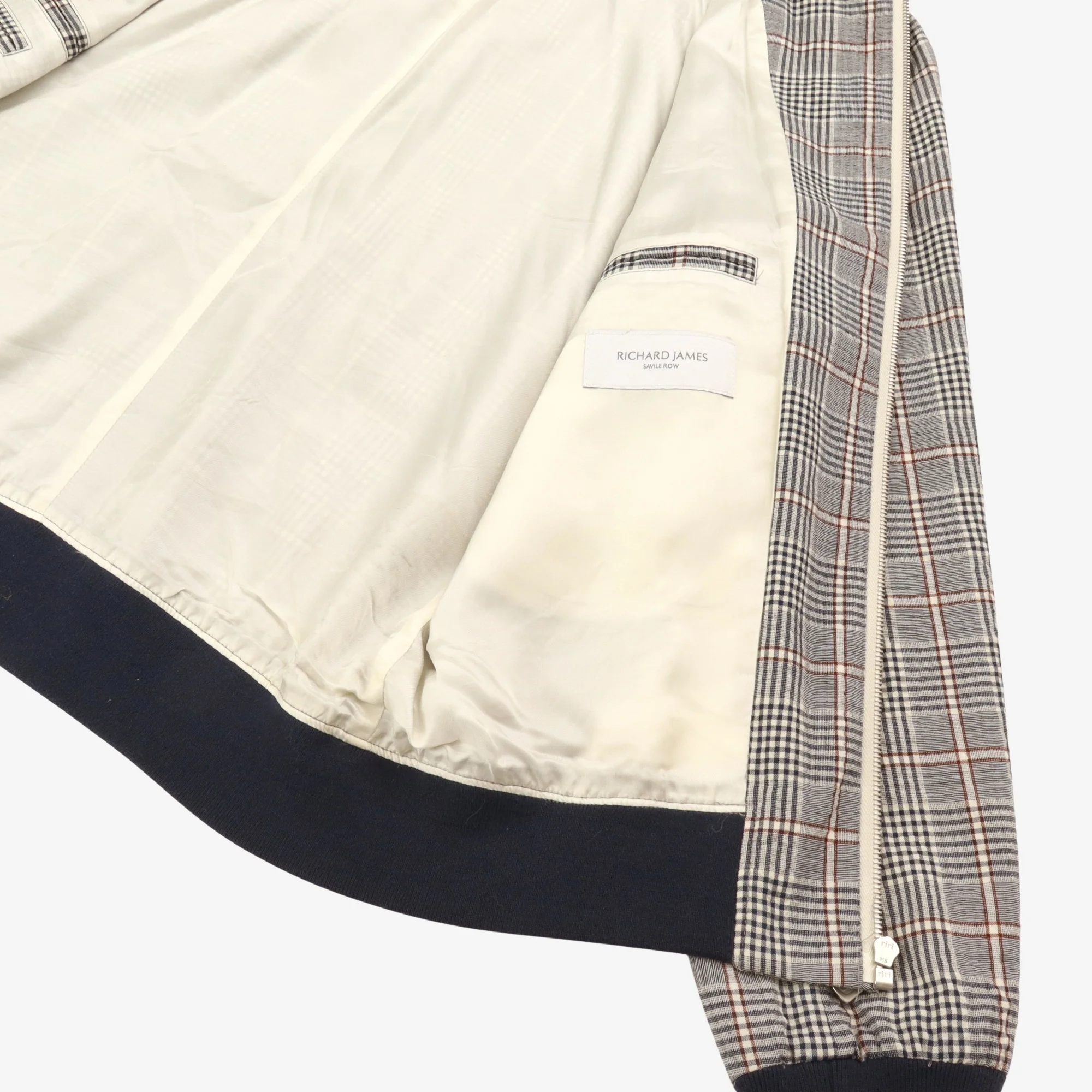 Check Bomber Jacket - Image 4