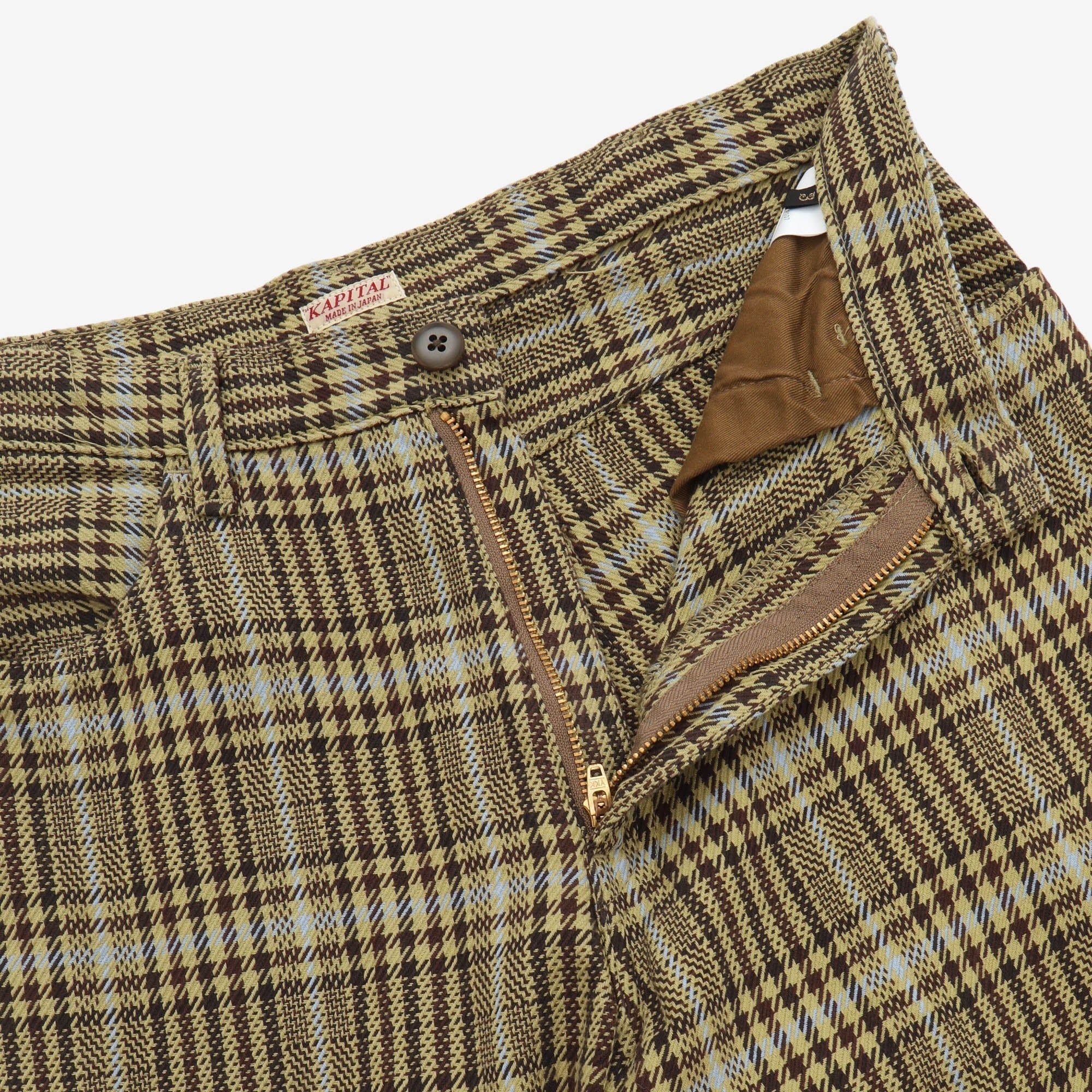 Check Flared Trousers (30W X 29L) - Image 3