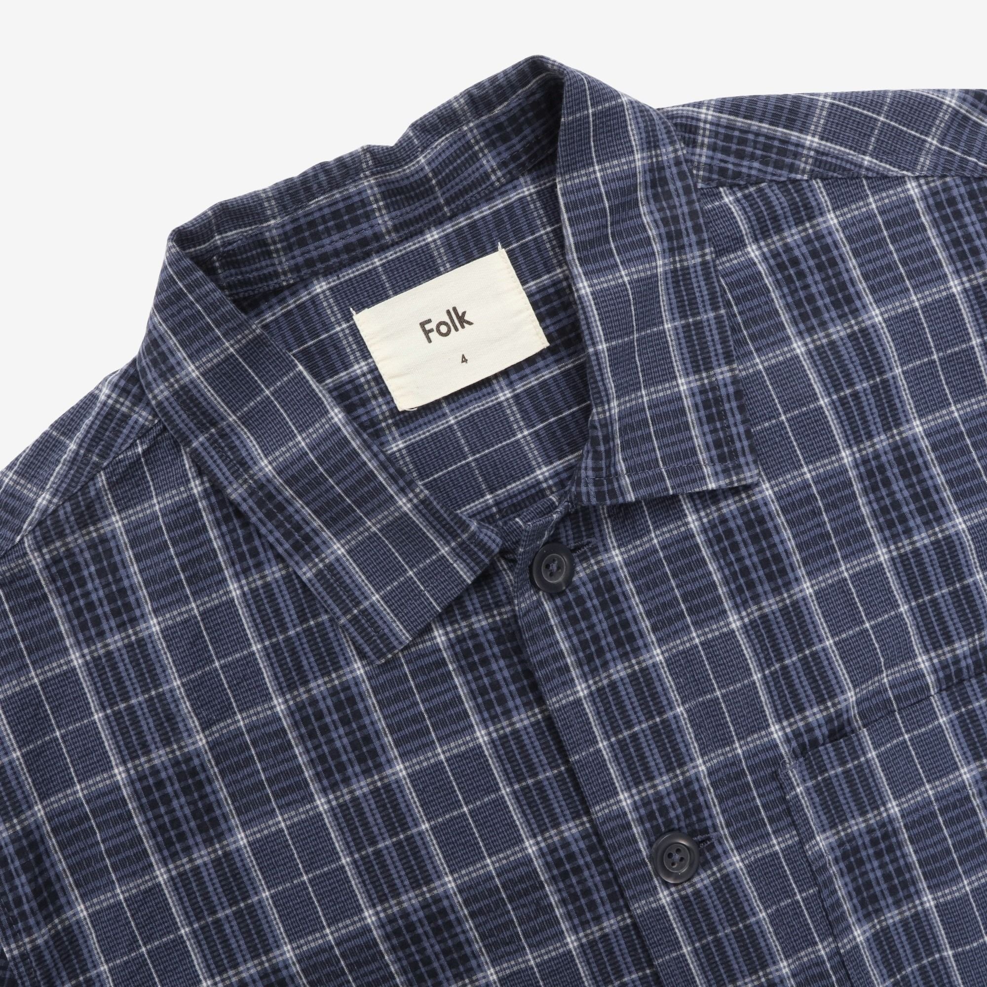Check Seersucker Overshirt - Image 3