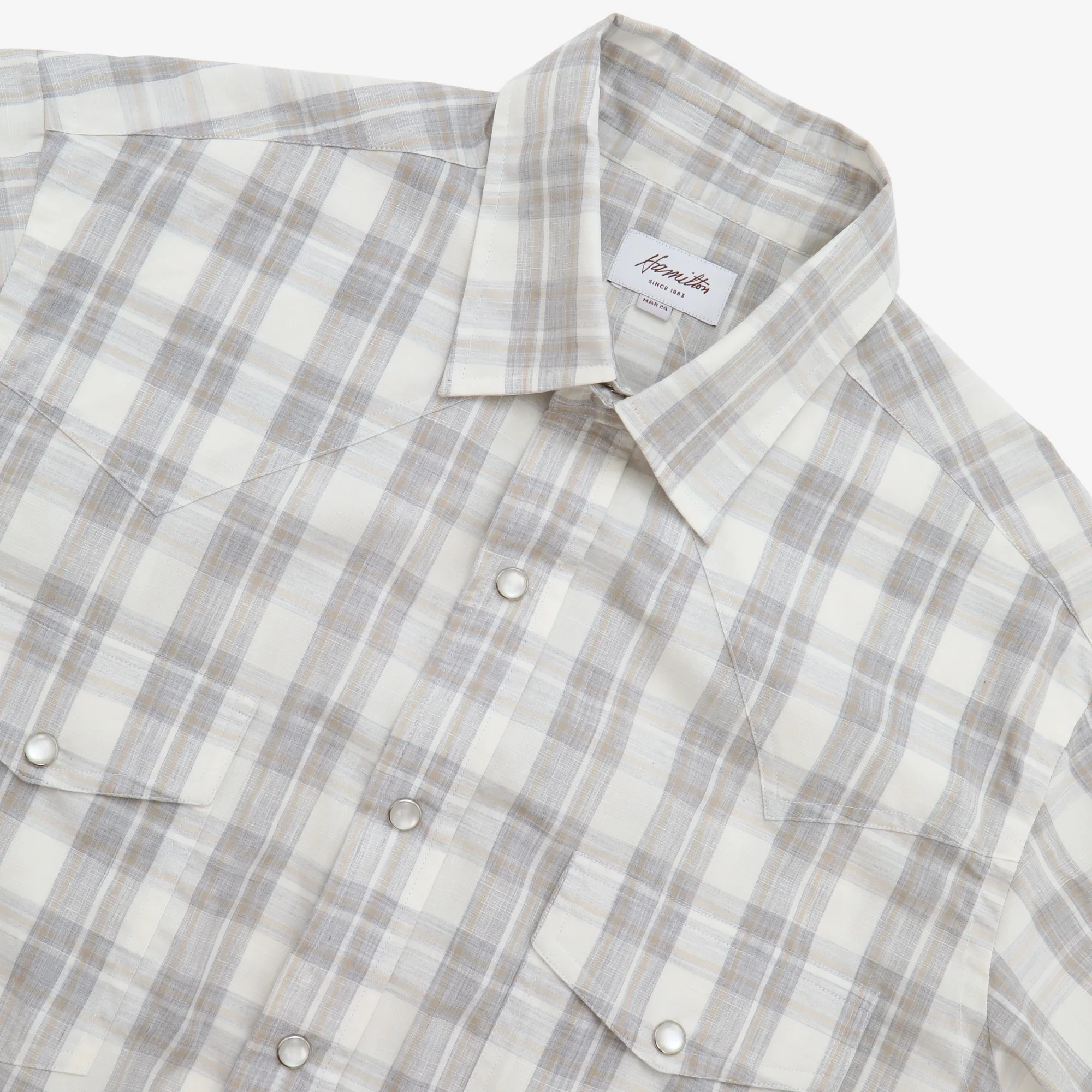 Check Western Shirt - Image 3