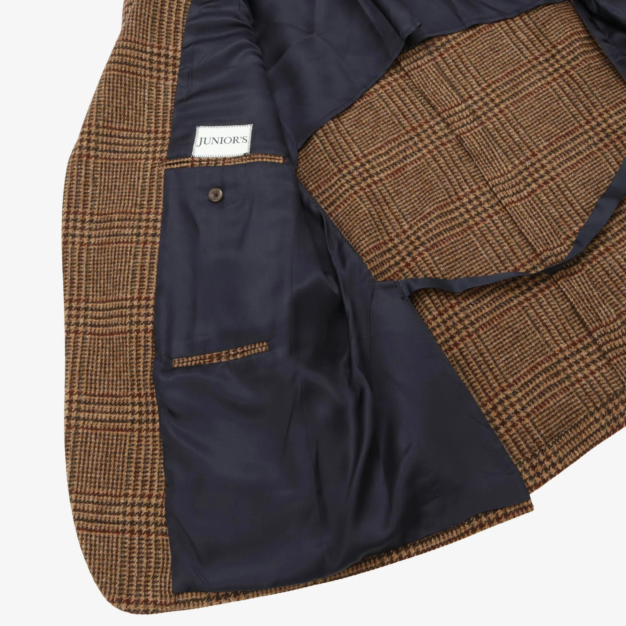 Check Tweed Sport Coat - Image 5