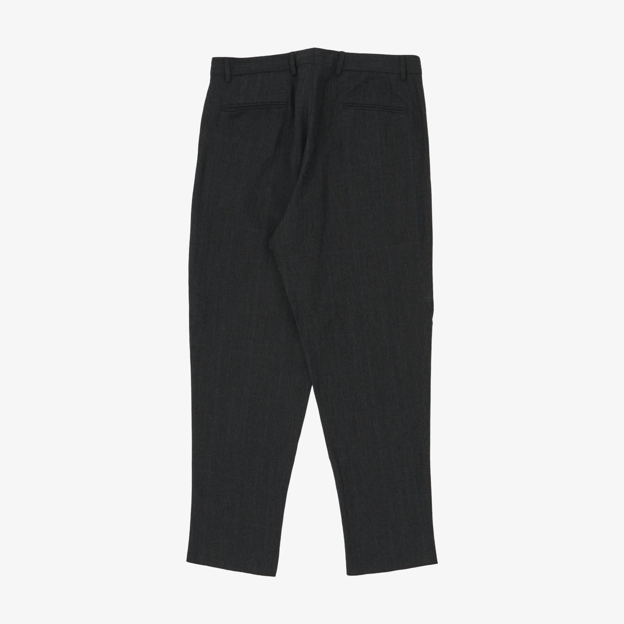 Check Wool Linen Blend Pant (36W X 30L) - Image 2