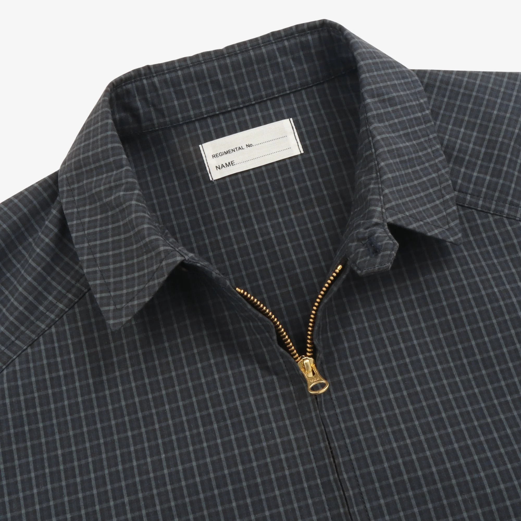 Check Blouson Jacket - Image 3