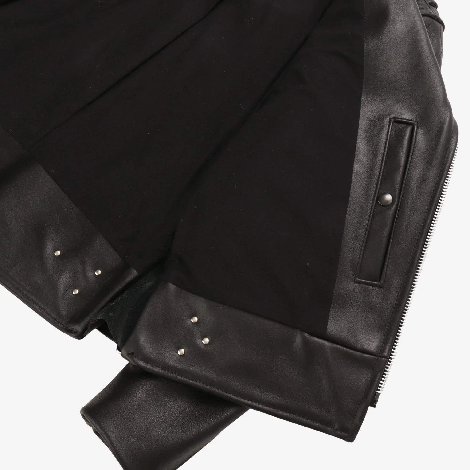 Chopper Leather Motorcycle Jacket - Image 4