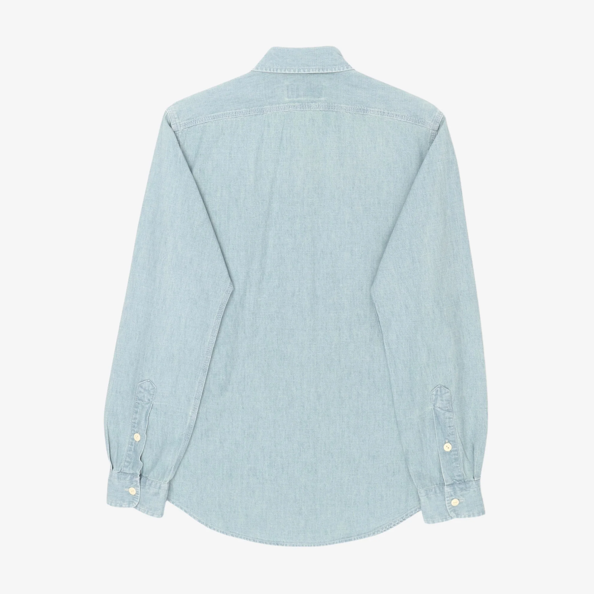 Classic Fit Chambray Shirt - Image 2