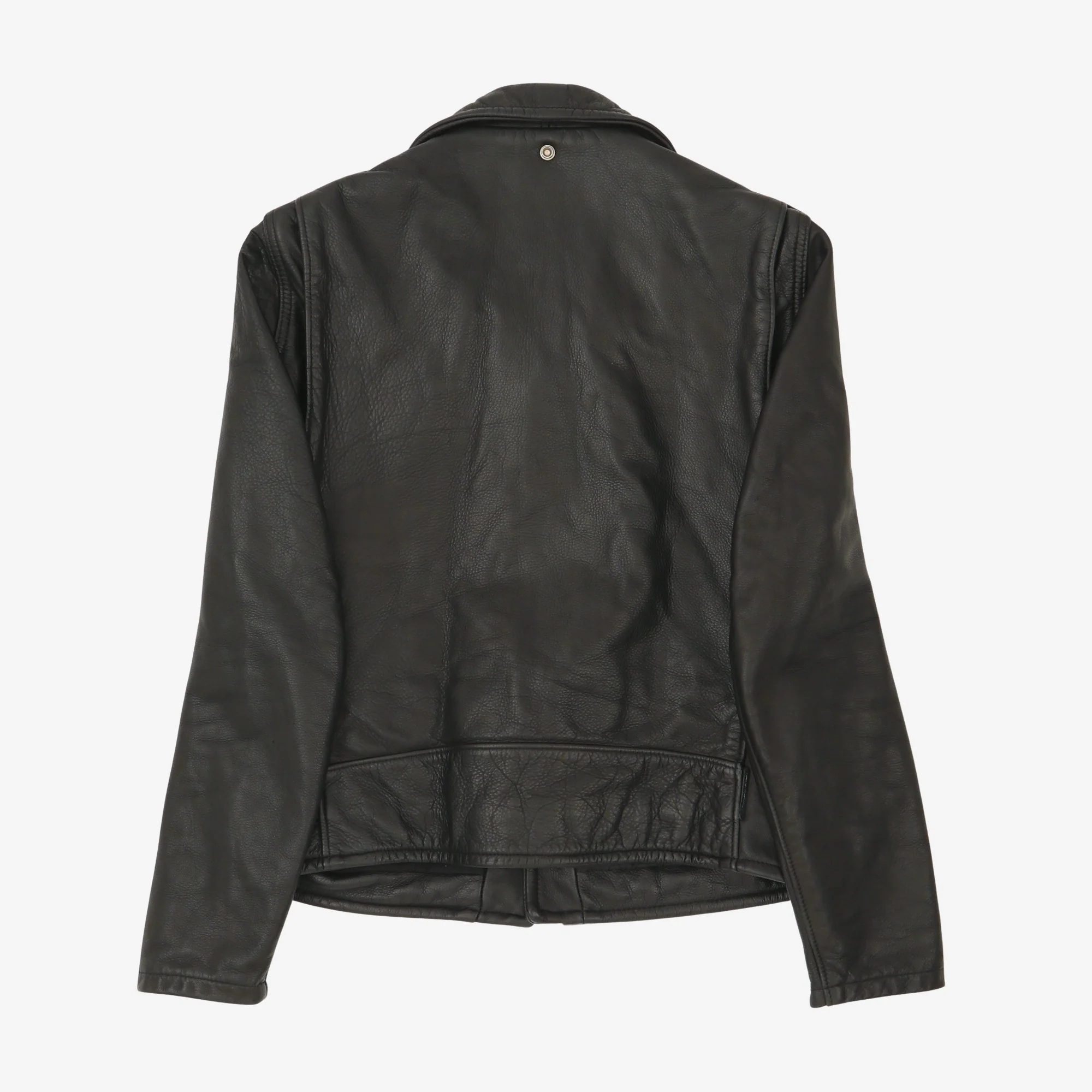 Classic Perfecto Leather Motorcycle Jacket - Image 2