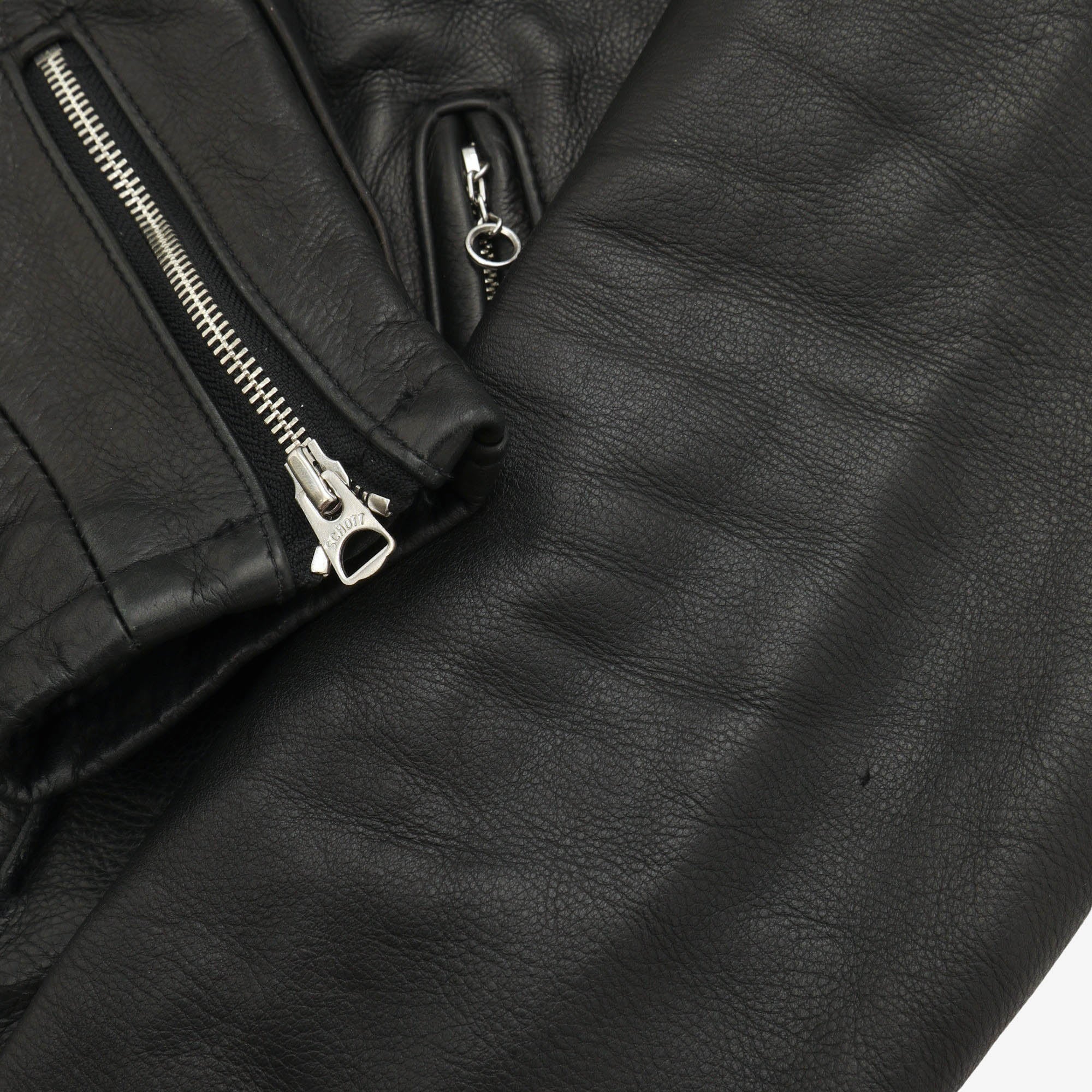 Classic Perfecto Leather Motorcycle Jacket - Image 5