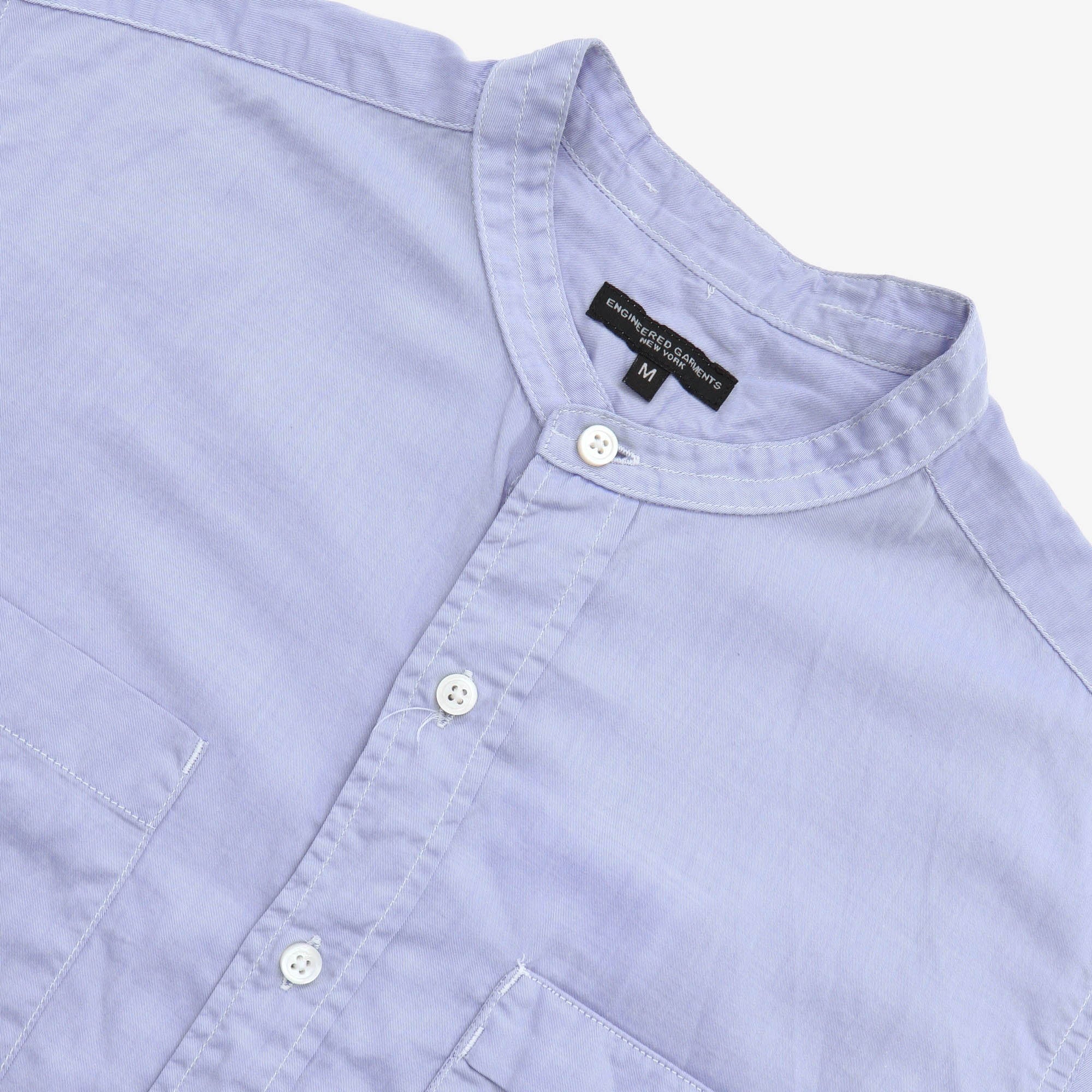 Collarless 2 Pocket Shirt - Image 3