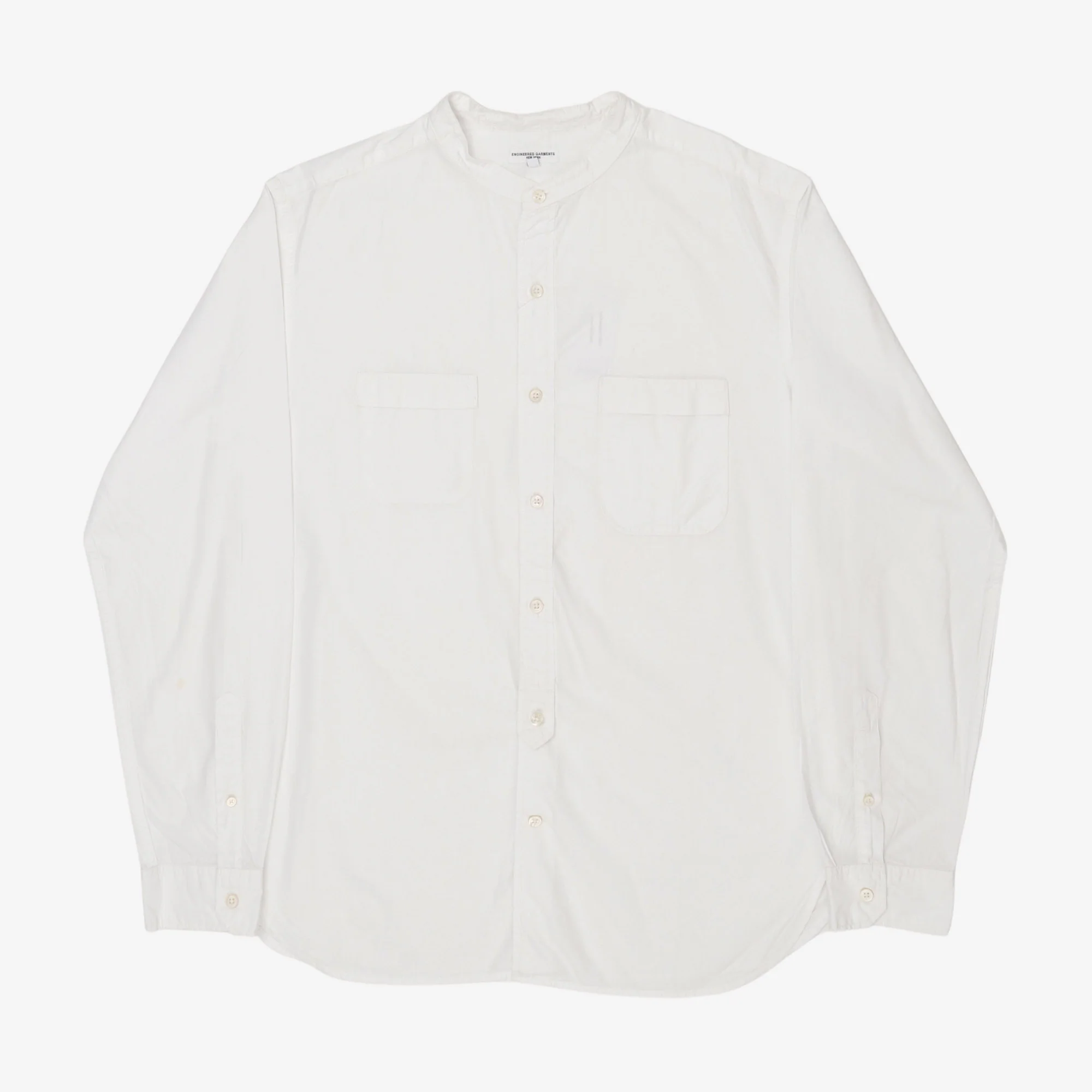 Collarless Two Pocket Shirt