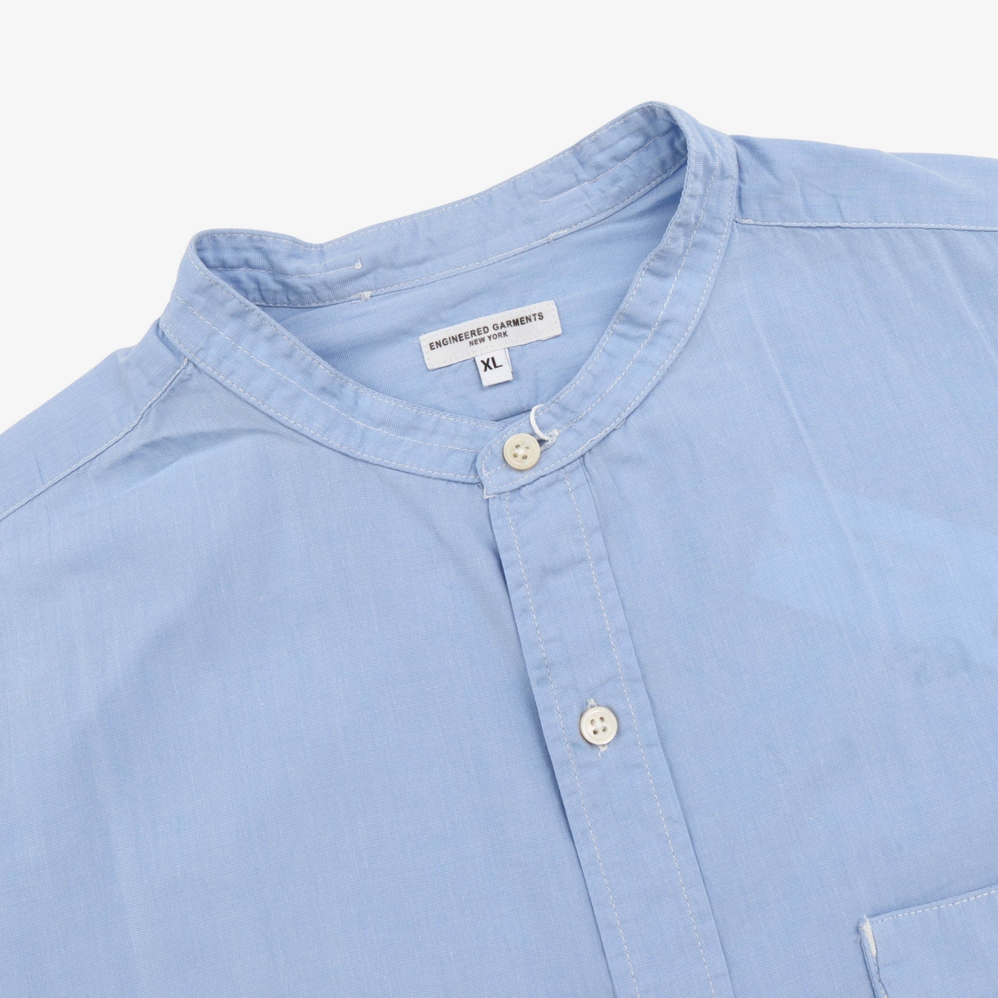 Collarless Two Pocket Shirt - Image 5