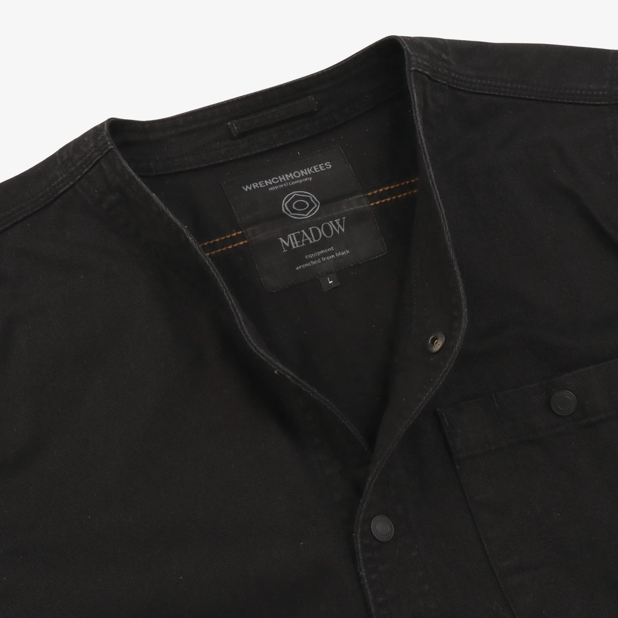 Collarless Work Shirt - Image 3