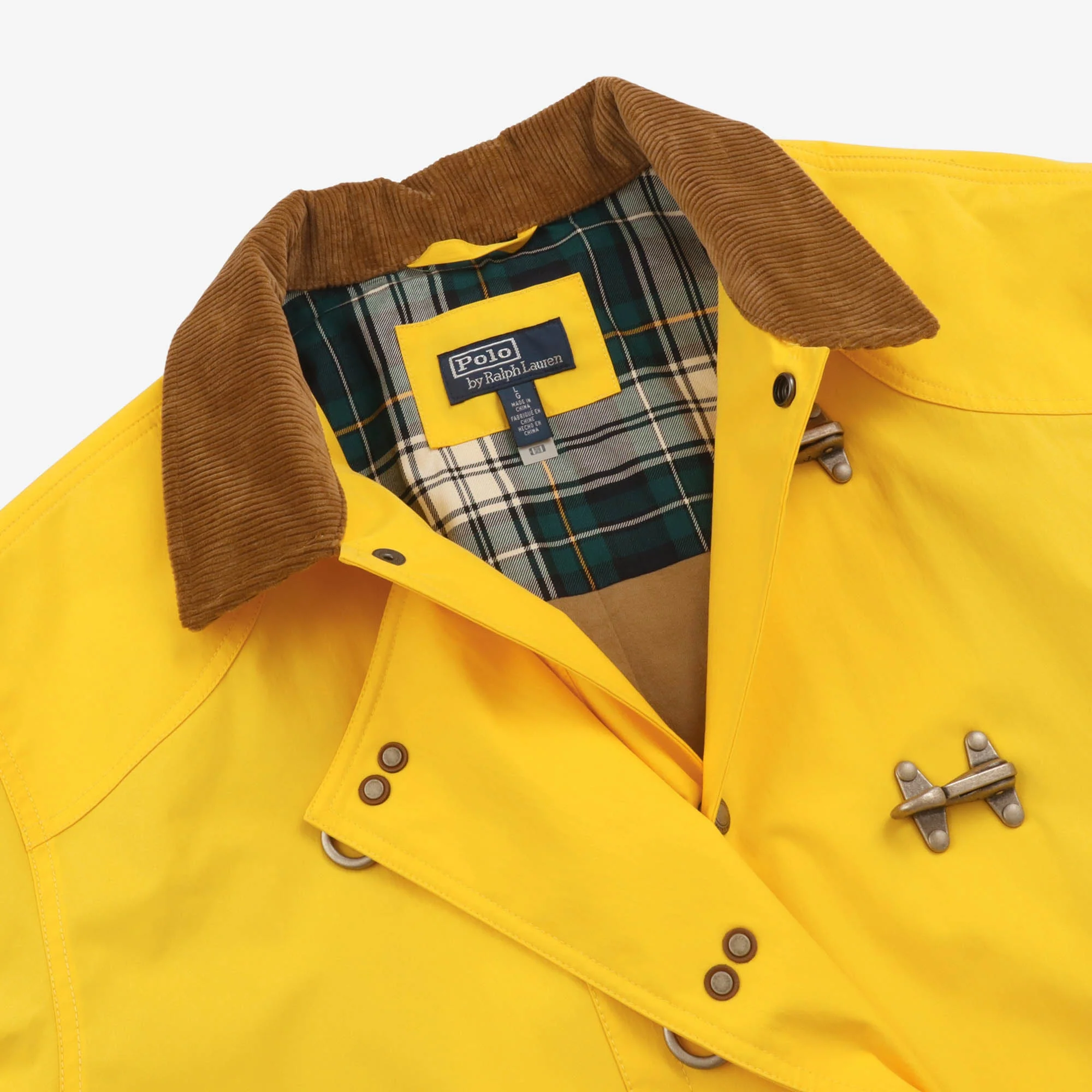 Corduroy Collar Twill Coat - Image 3