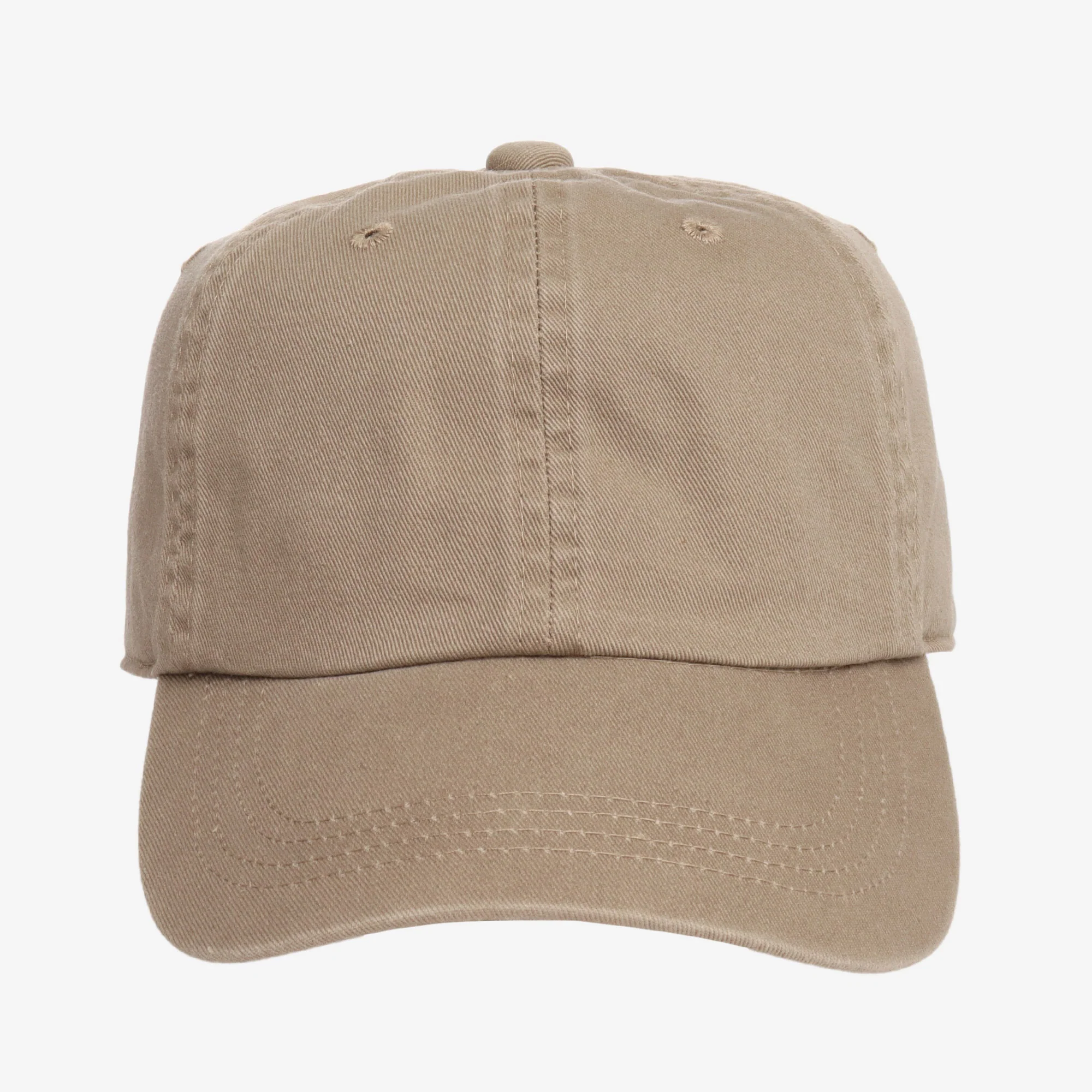 Cotton Ball Cap - Khaki - Image 2
