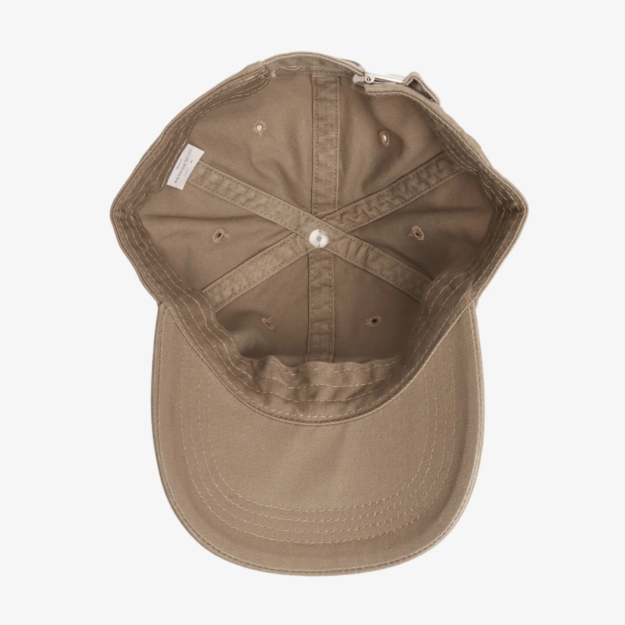 Cotton Ball Cap - Khaki - Image 3