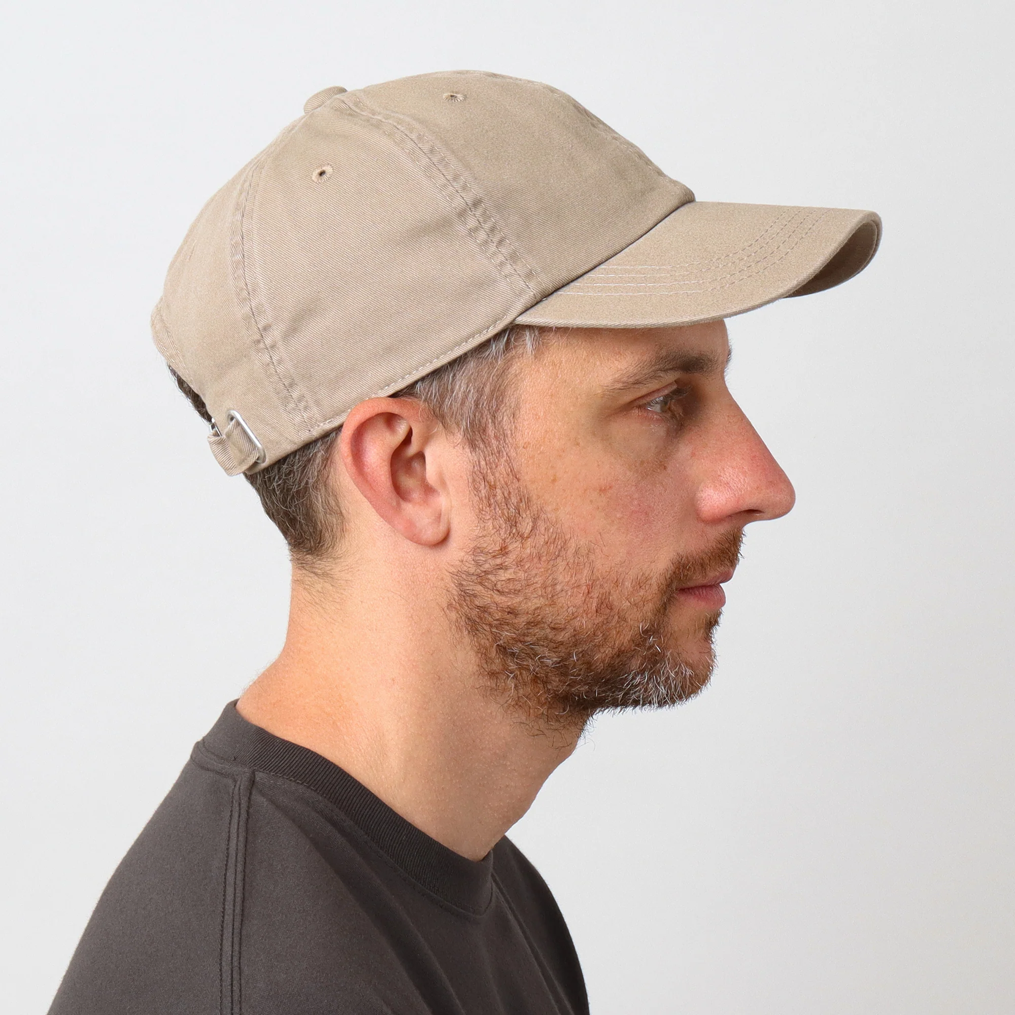 Cotton Ball Cap - Khaki - Image 5