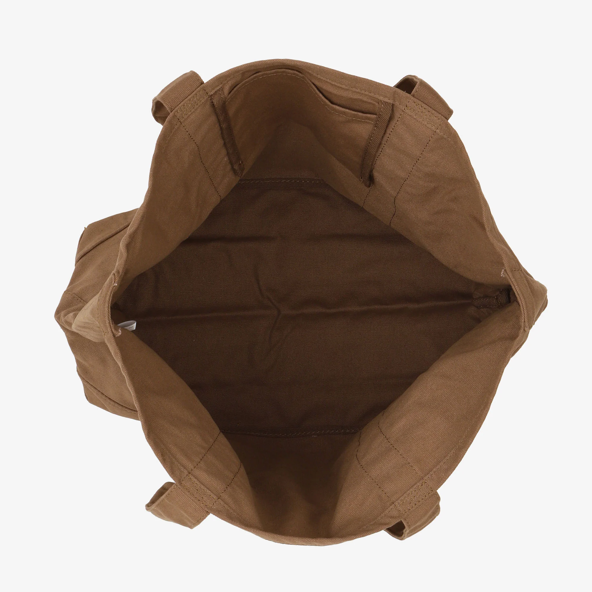 Cotton Canvas Tote - Brown - Image 3
