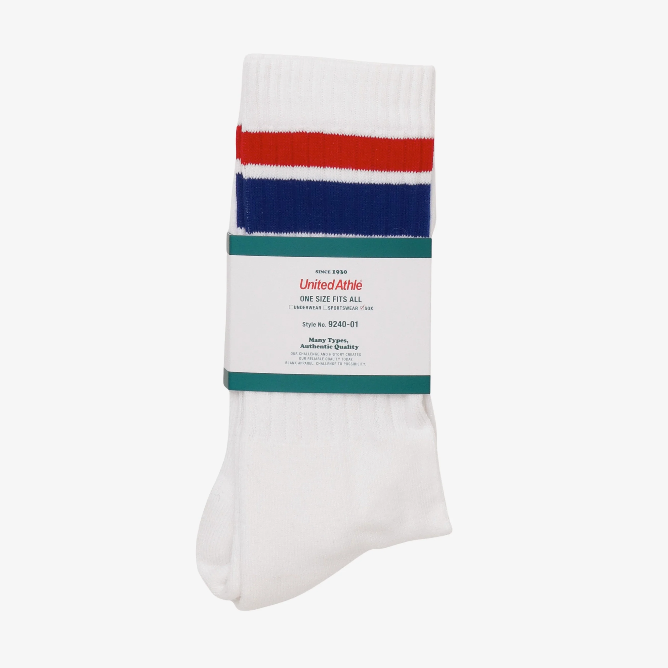 Crew Socks - Red/Blue (Size 25-29cm) - Image 3