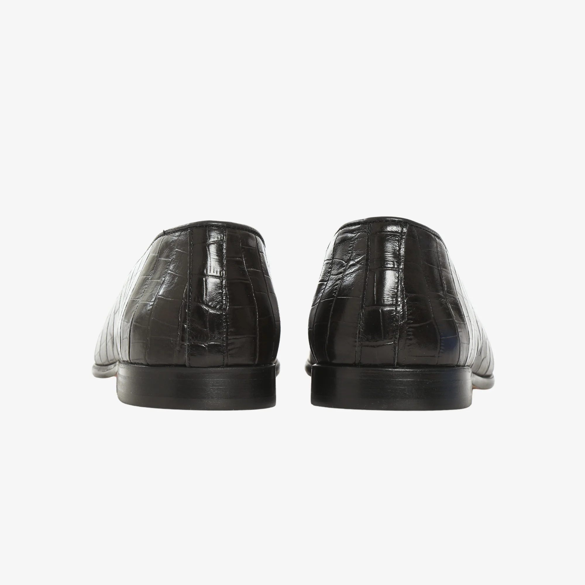 Croc Pattern Oskar Loafers - Image 3