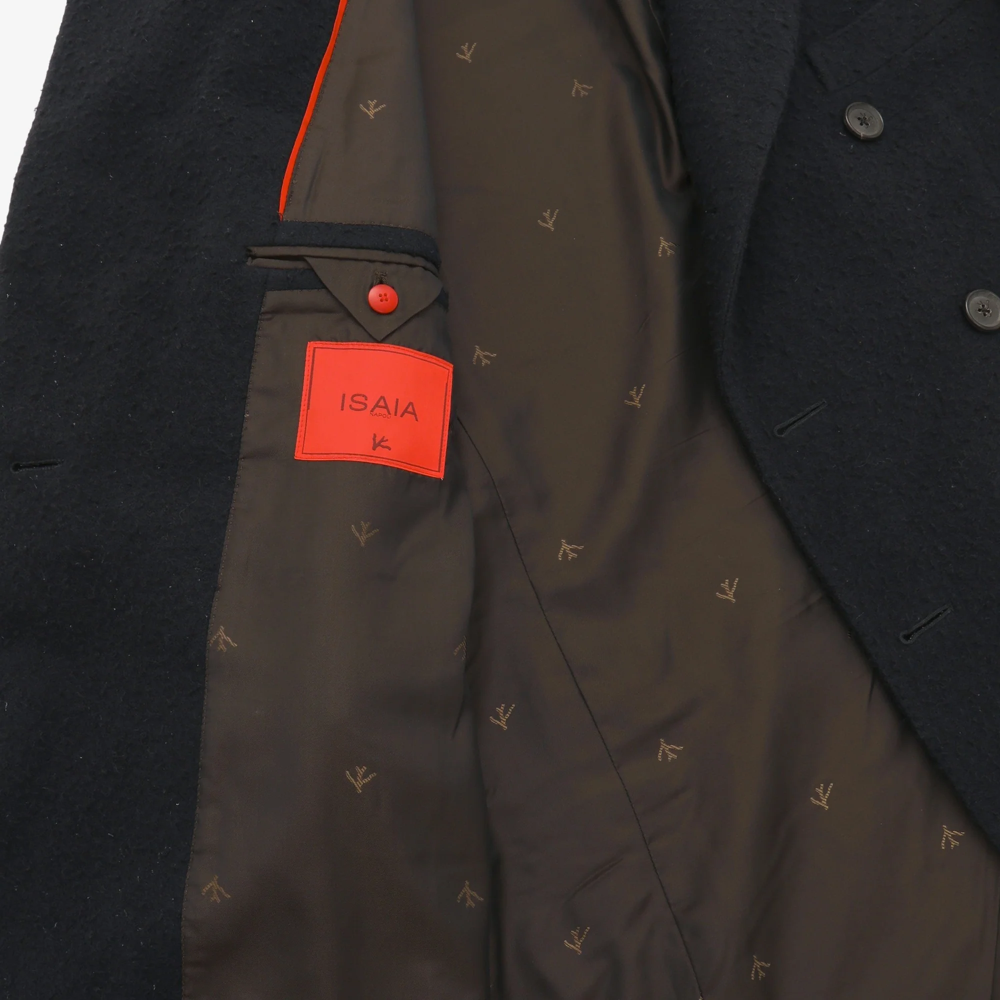 DB Textured Wool Coat - Image 4