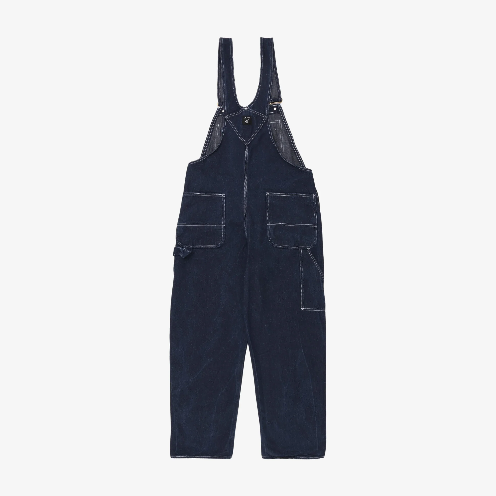 Denim High Back Overalls - Image 2