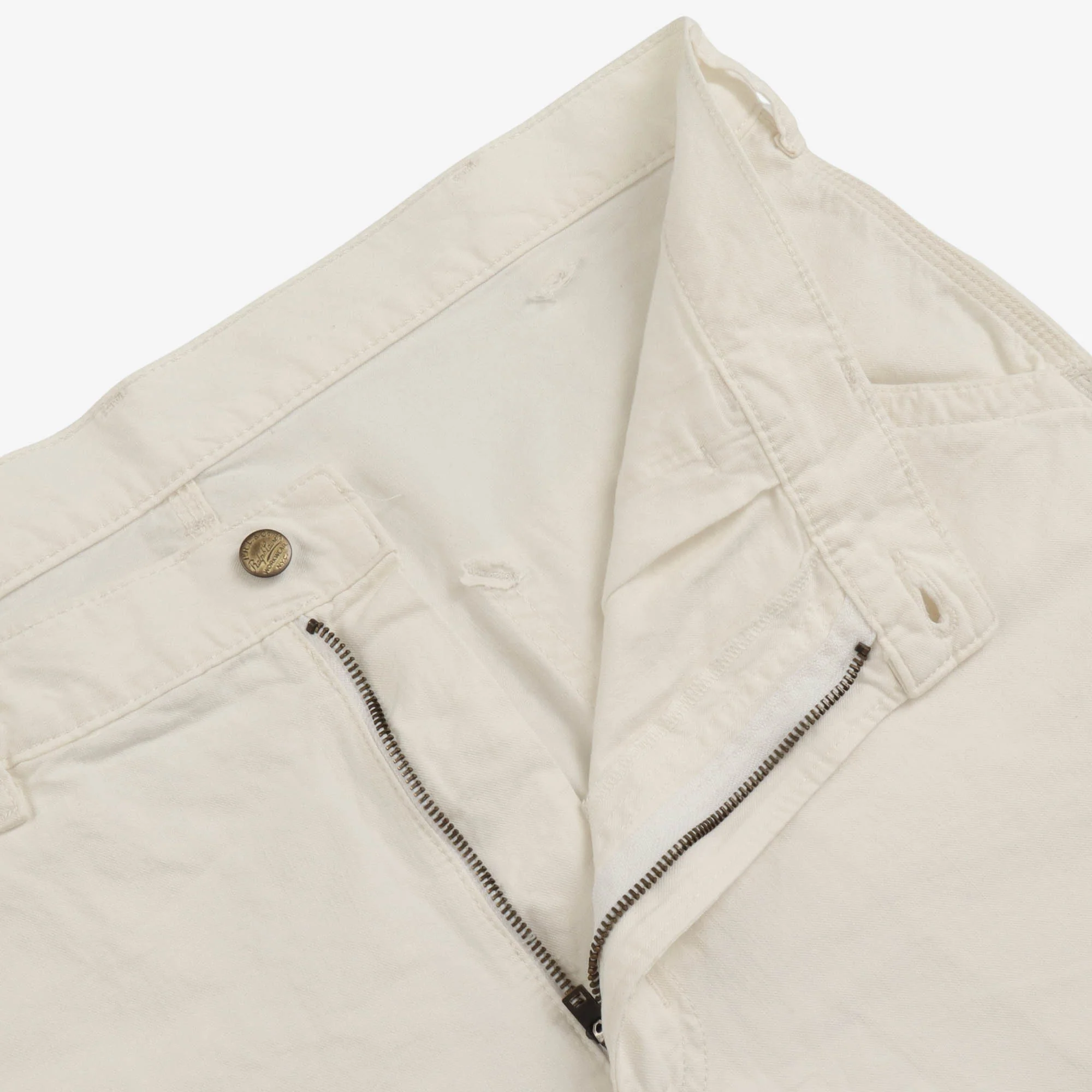 Distressed Garment Dyed Denim Shorts - Image 4