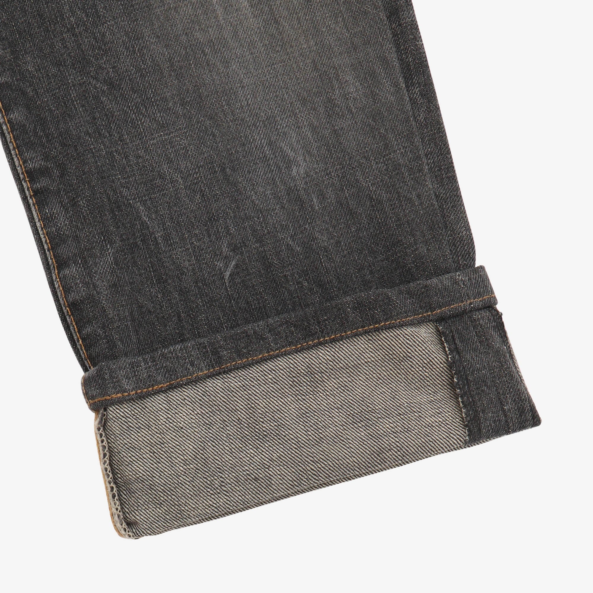Distressed Selvedge Denim (38W x 26L) - Image 4