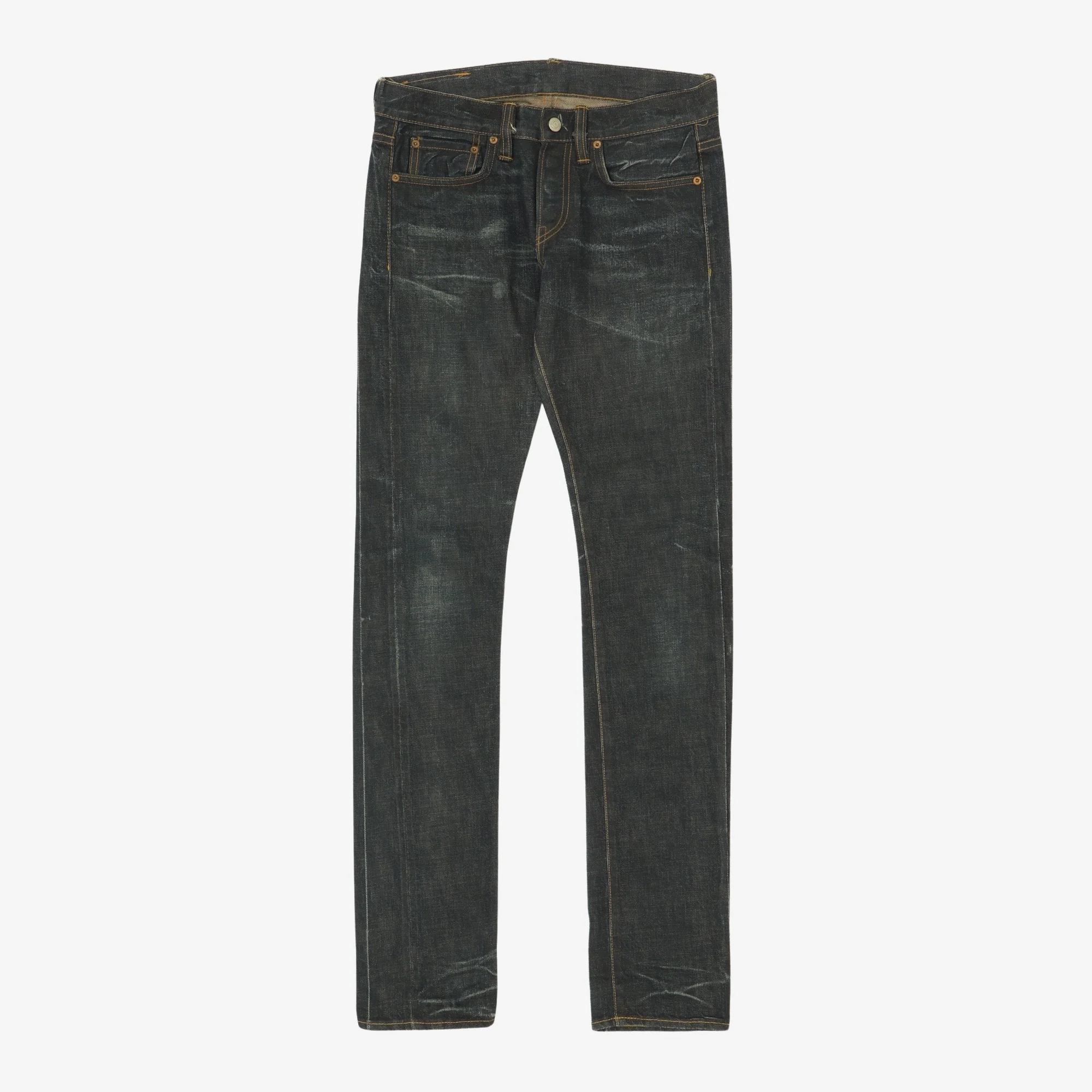 Distressed Skinny Selvedge Denim (30W X 35L)