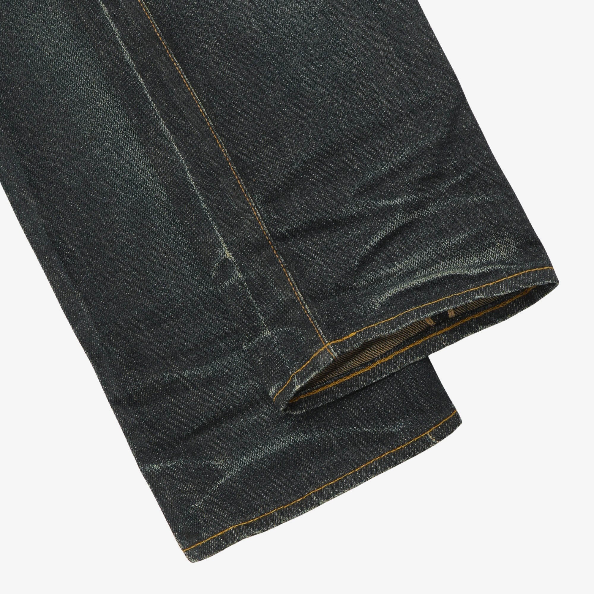 Distressed Skinny Selvedge Denim (30W X 35L) - Image 6